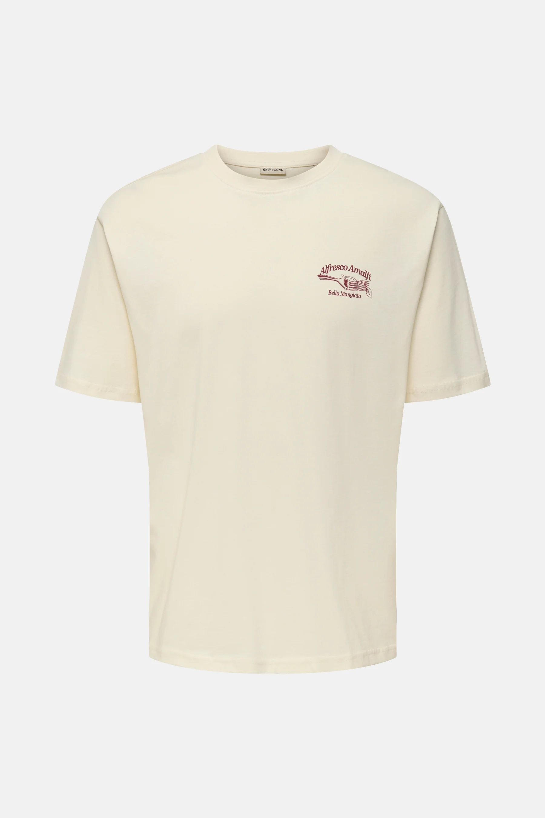 T-shirt met korte mouwen - ecru