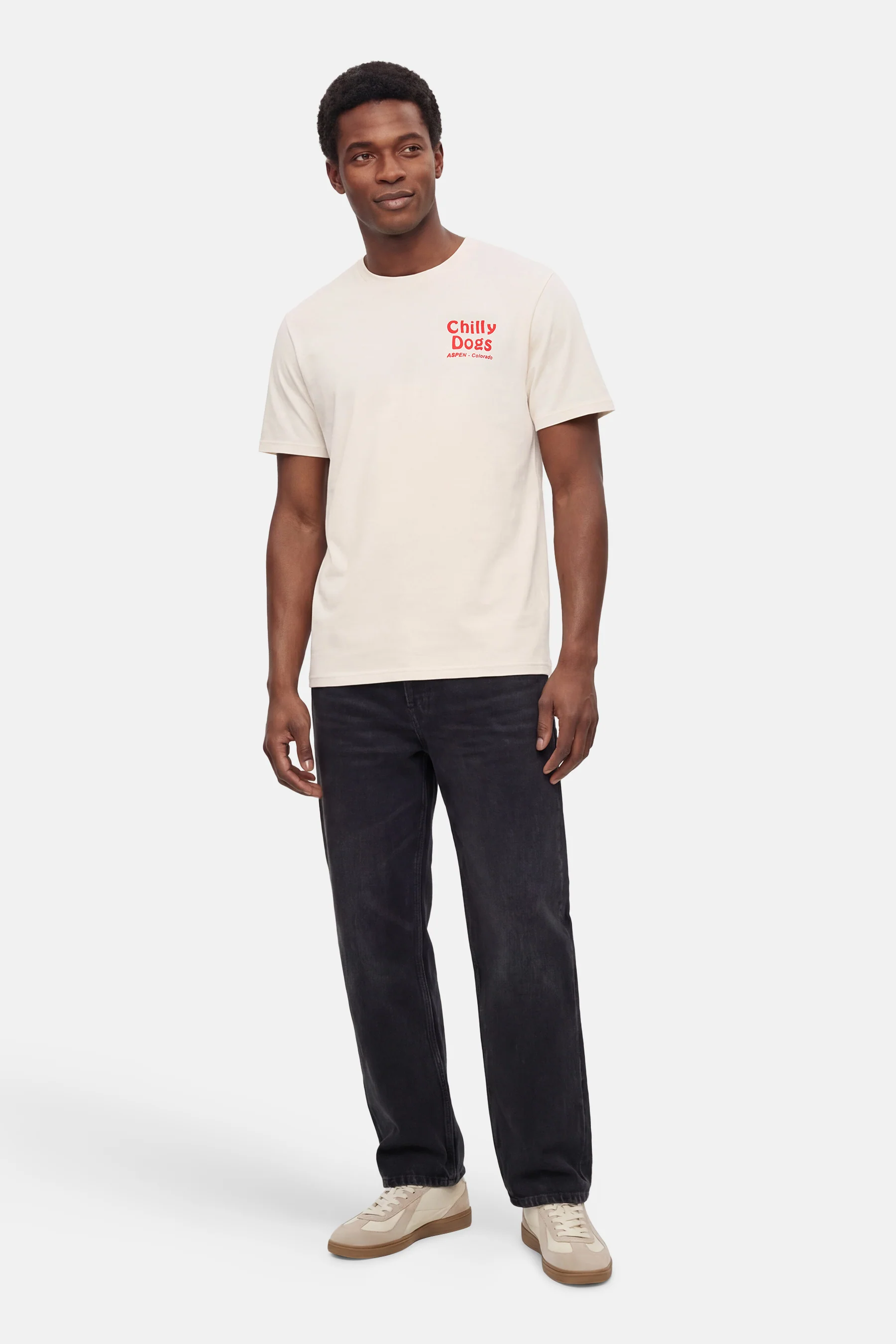 T-shirt met korte mouwen - ecru - Image 3