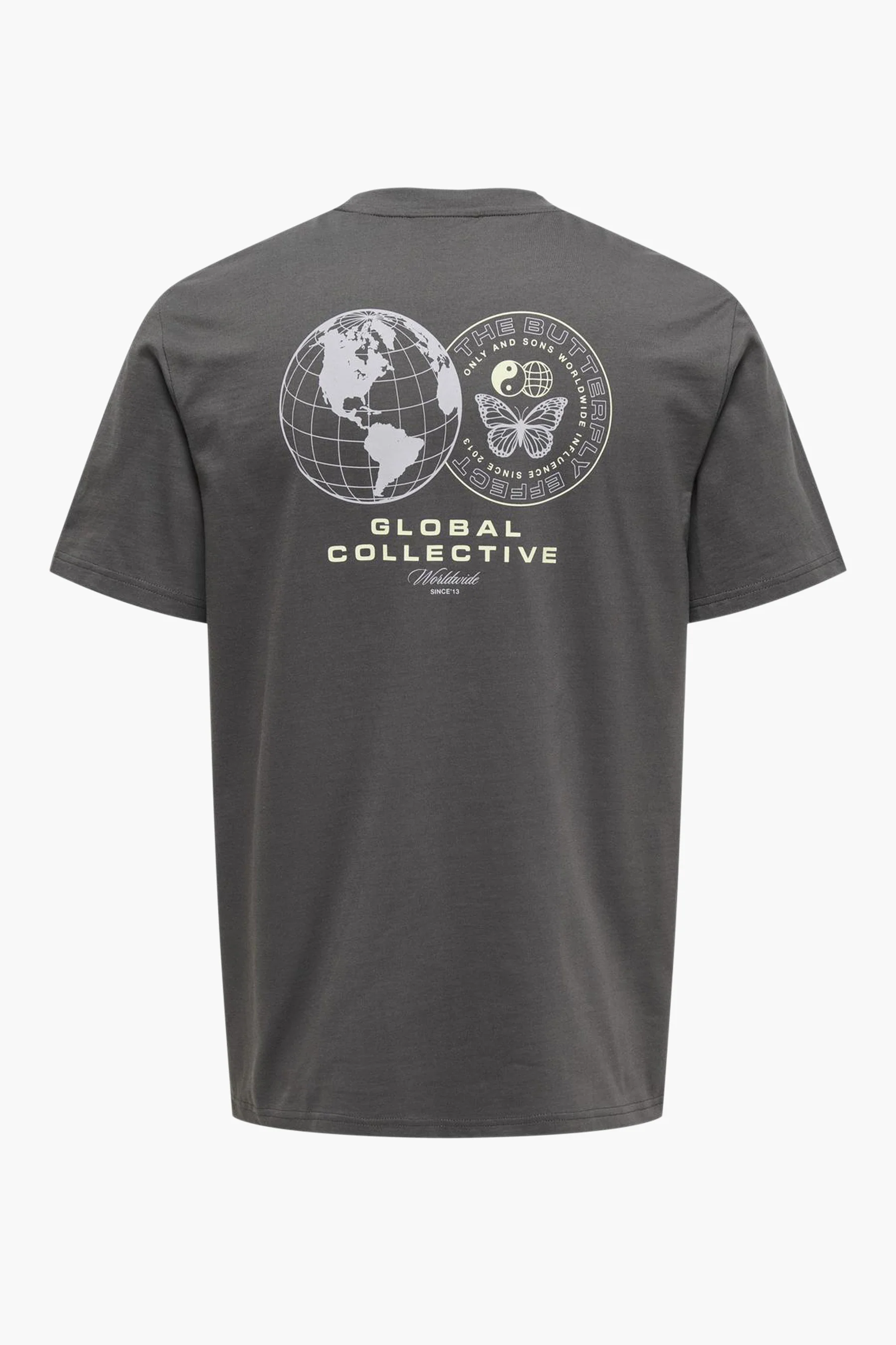 T-shirt met korte mouwen - grijs - Image 2