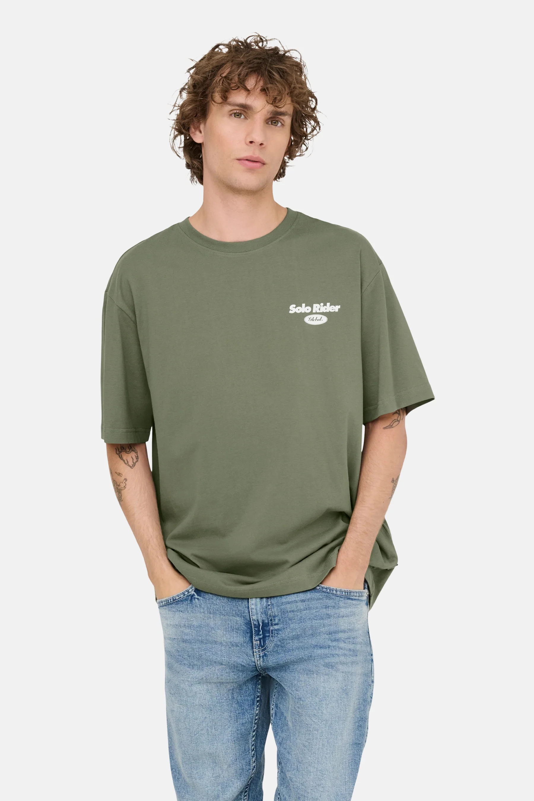 T-shirt met korte mouwen - groen