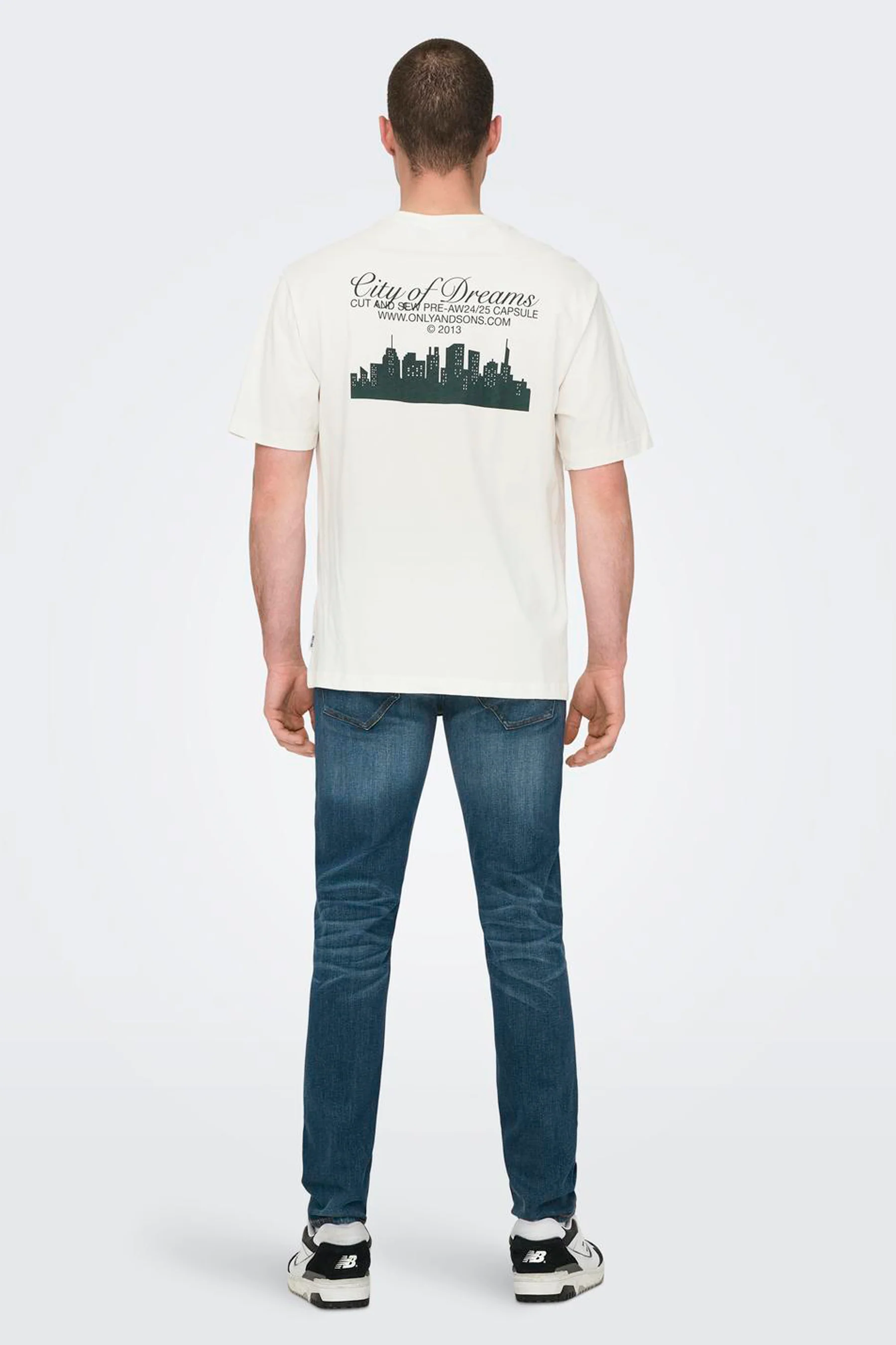 T-shirt met korte mouwen - wit - Image 3