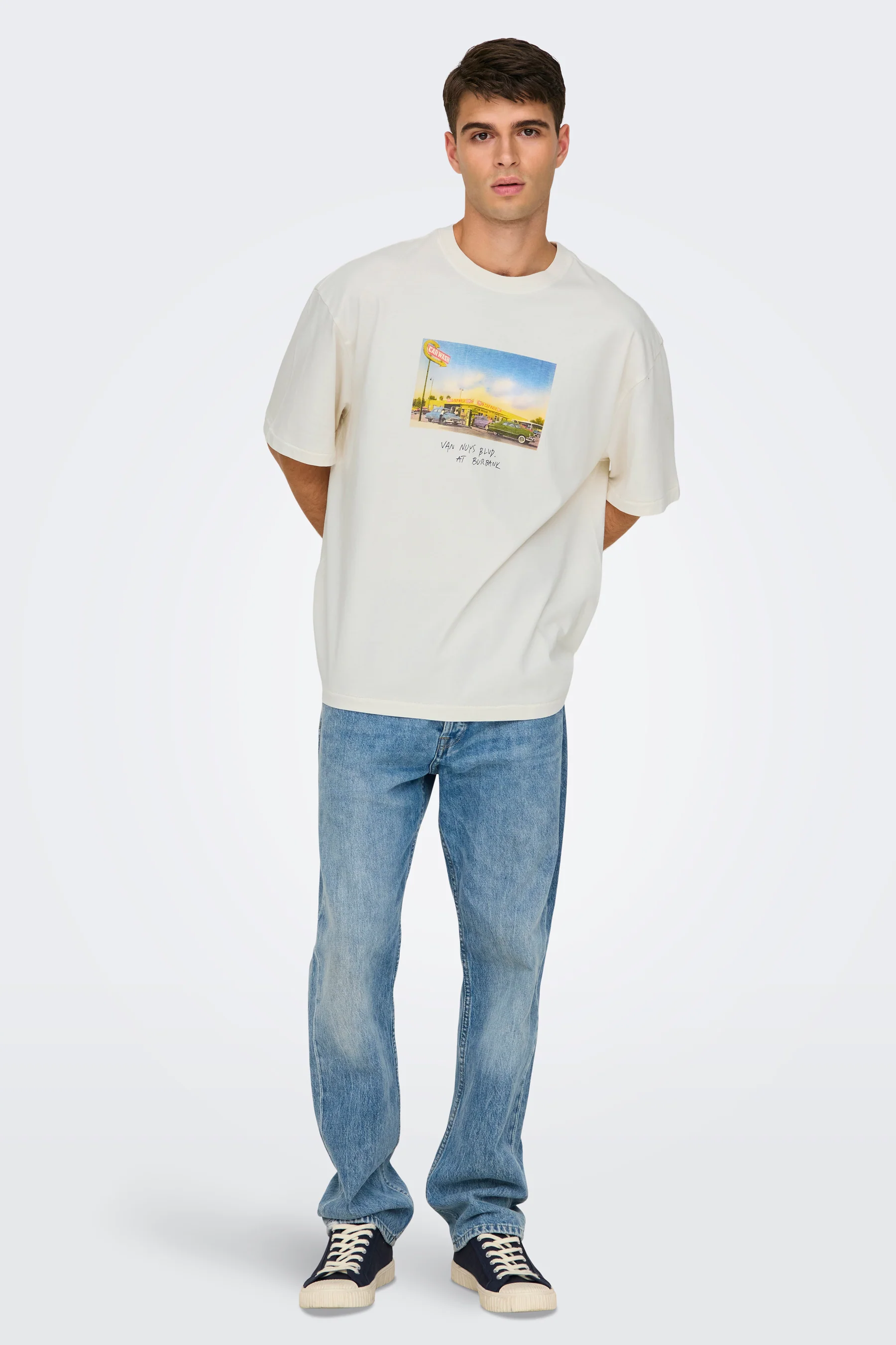 T-shirt met korte mouwen - wit - Image 2