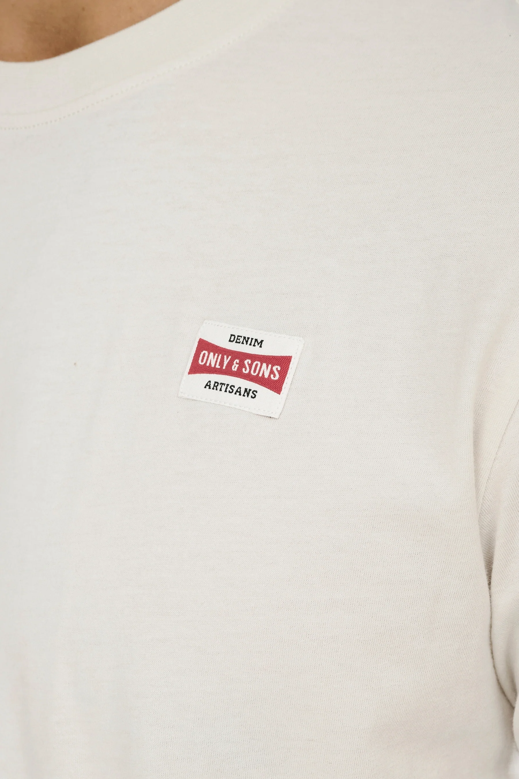 T-shirt met korte mouwen - Ecru - Image 4