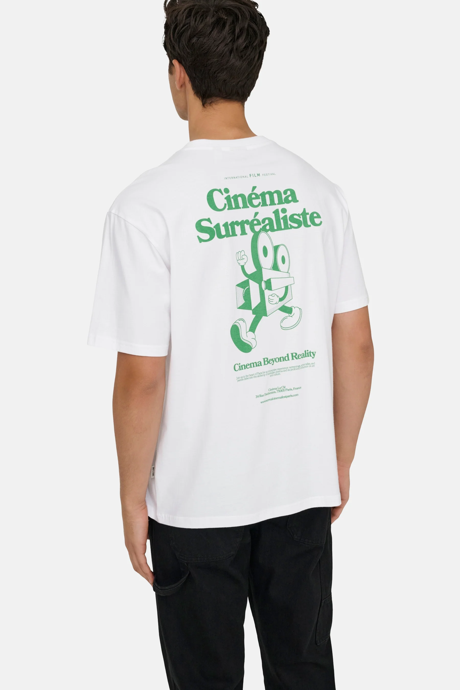 T-shirt met korte mouwen - wit
