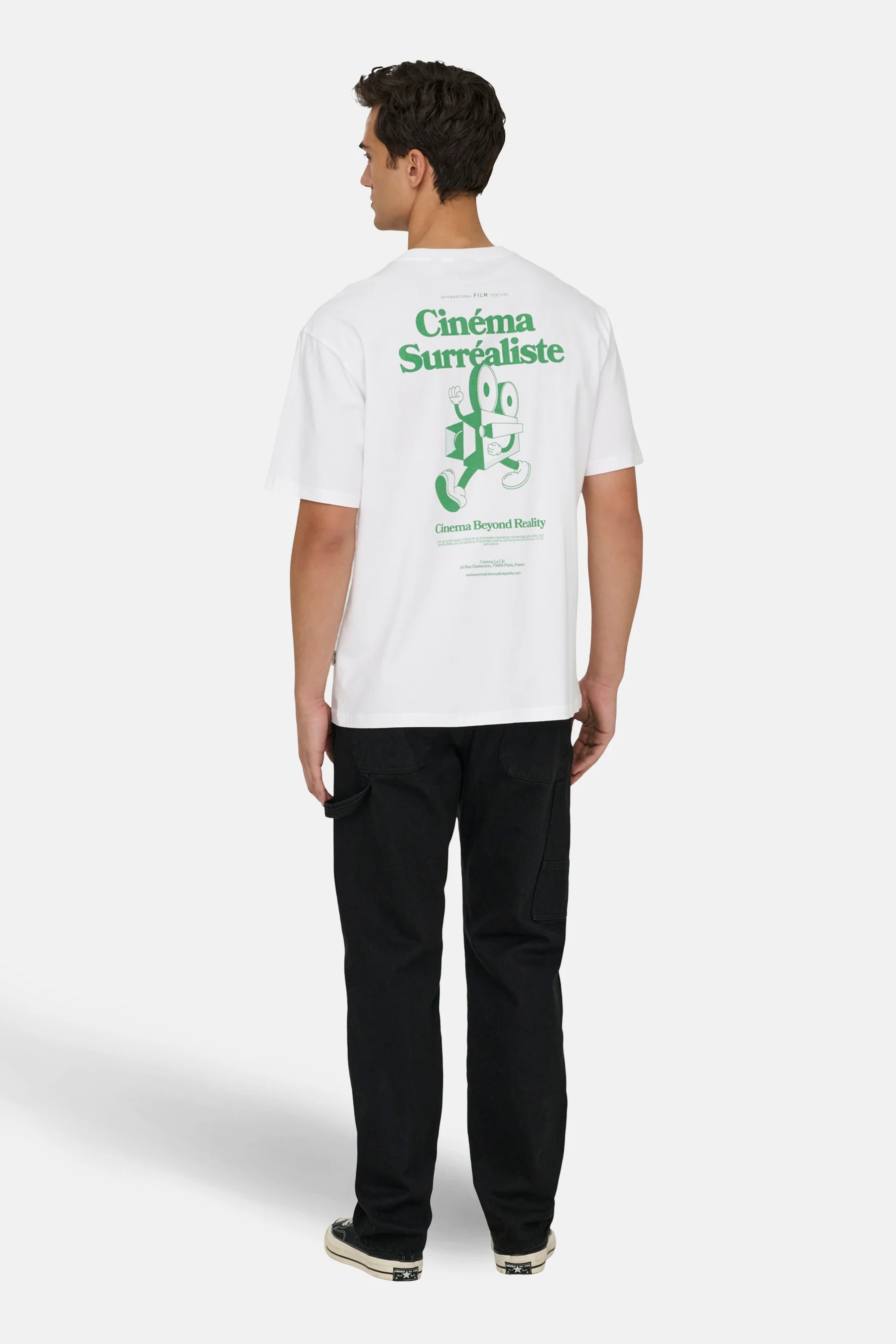 T-shirt met korte mouwen - wit - Image 4