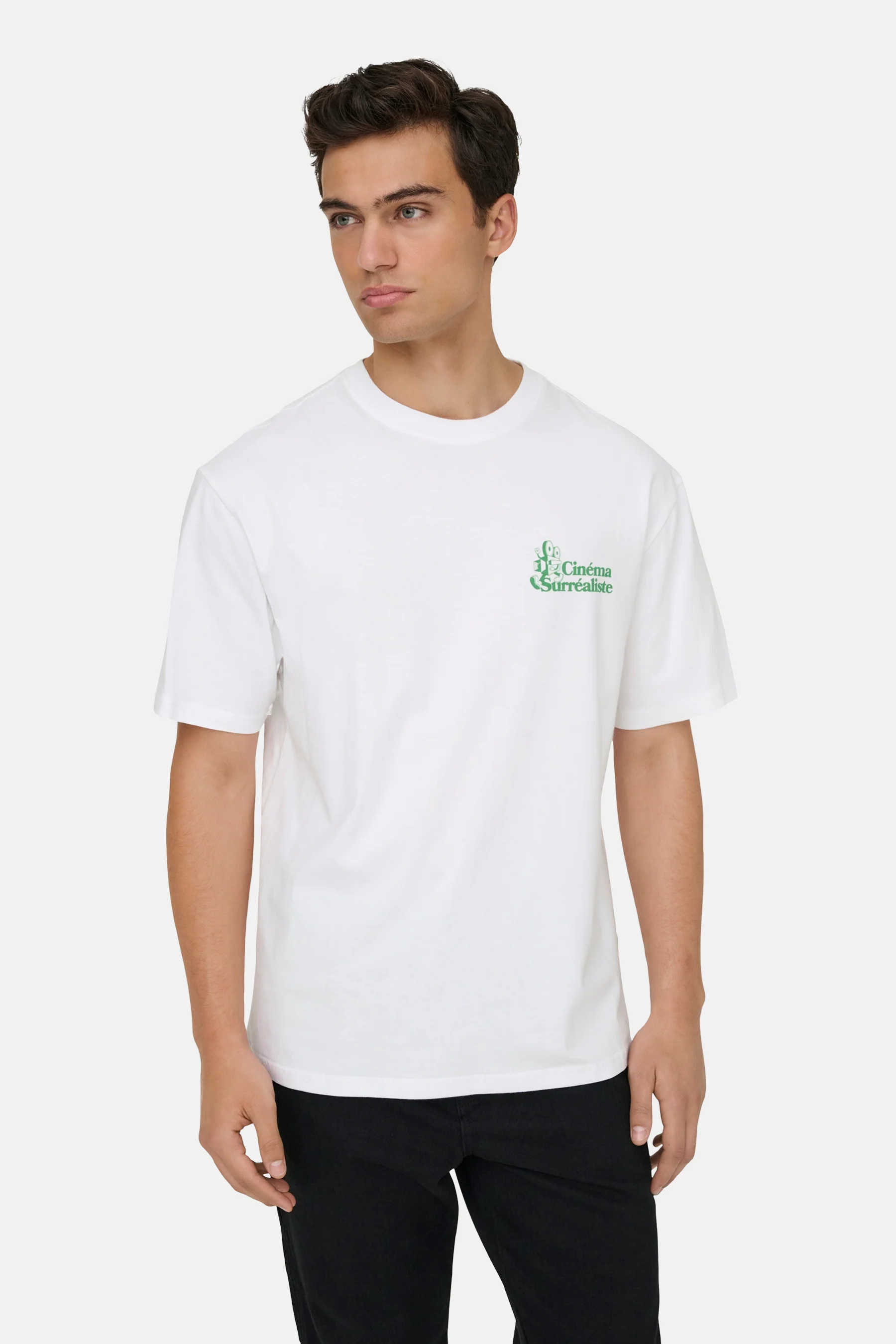 T-shirt met korte mouwen - wit - Image 5