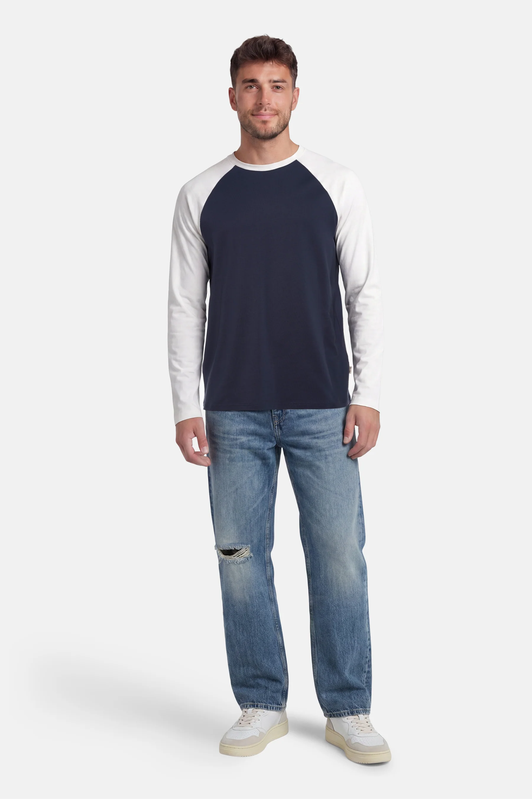 T-shirt met lange mouwen - blauw - Image 2