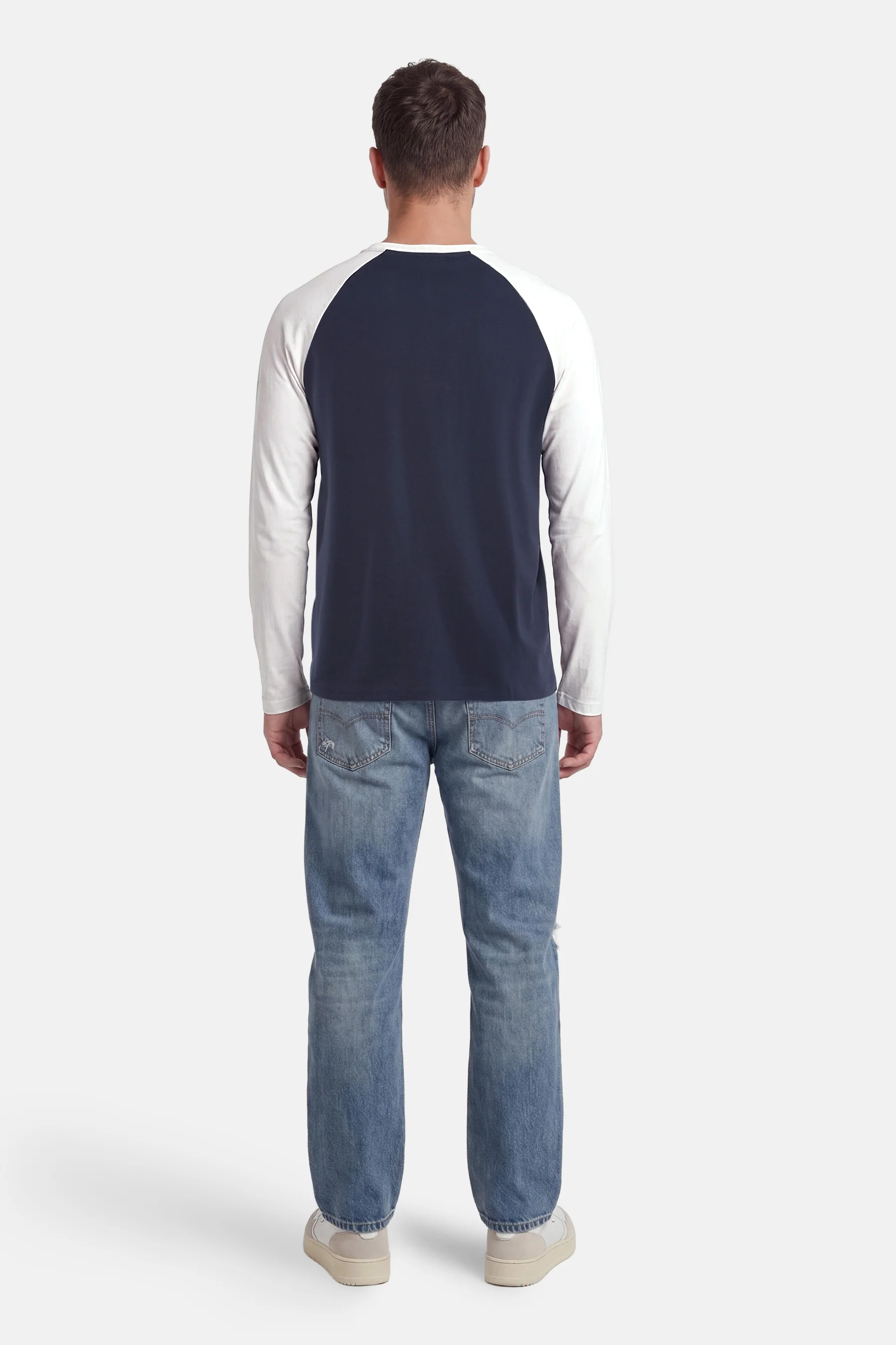 T-shirt met lange mouwen - blauw - Image 3
