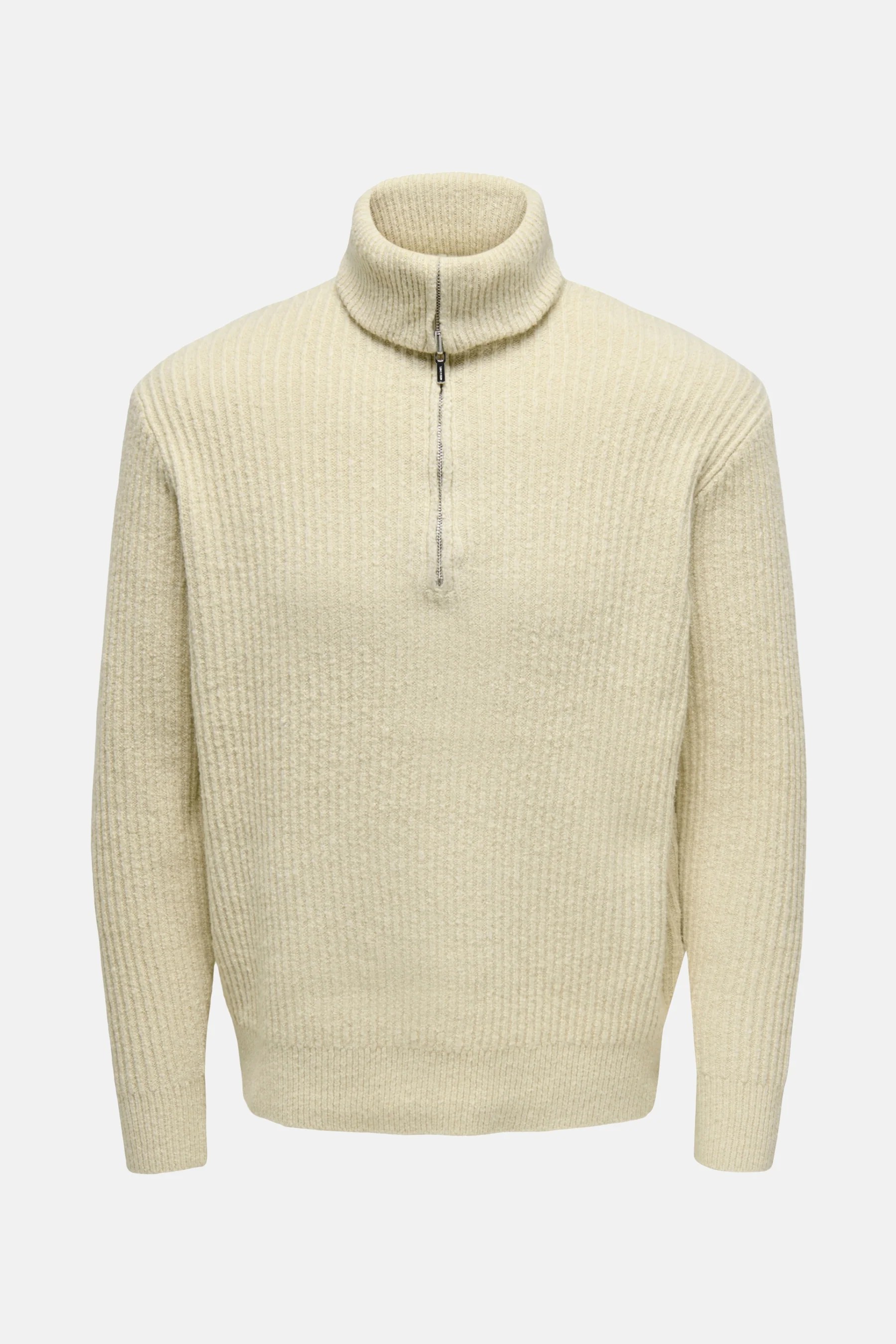 Pull met rolkraag - ecru