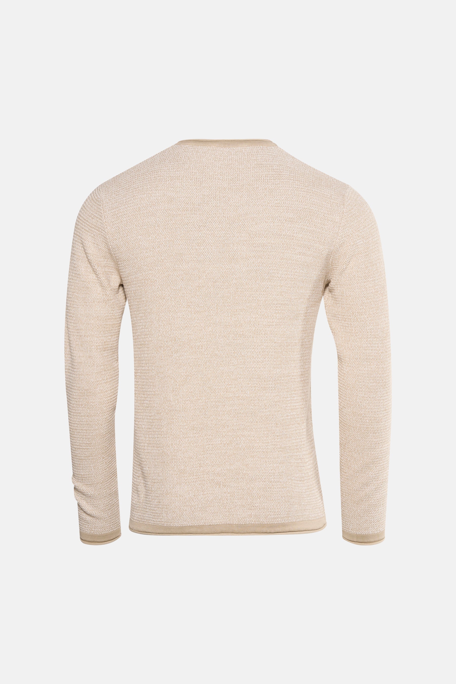 Pull met ronde hals - ecru - Image 3