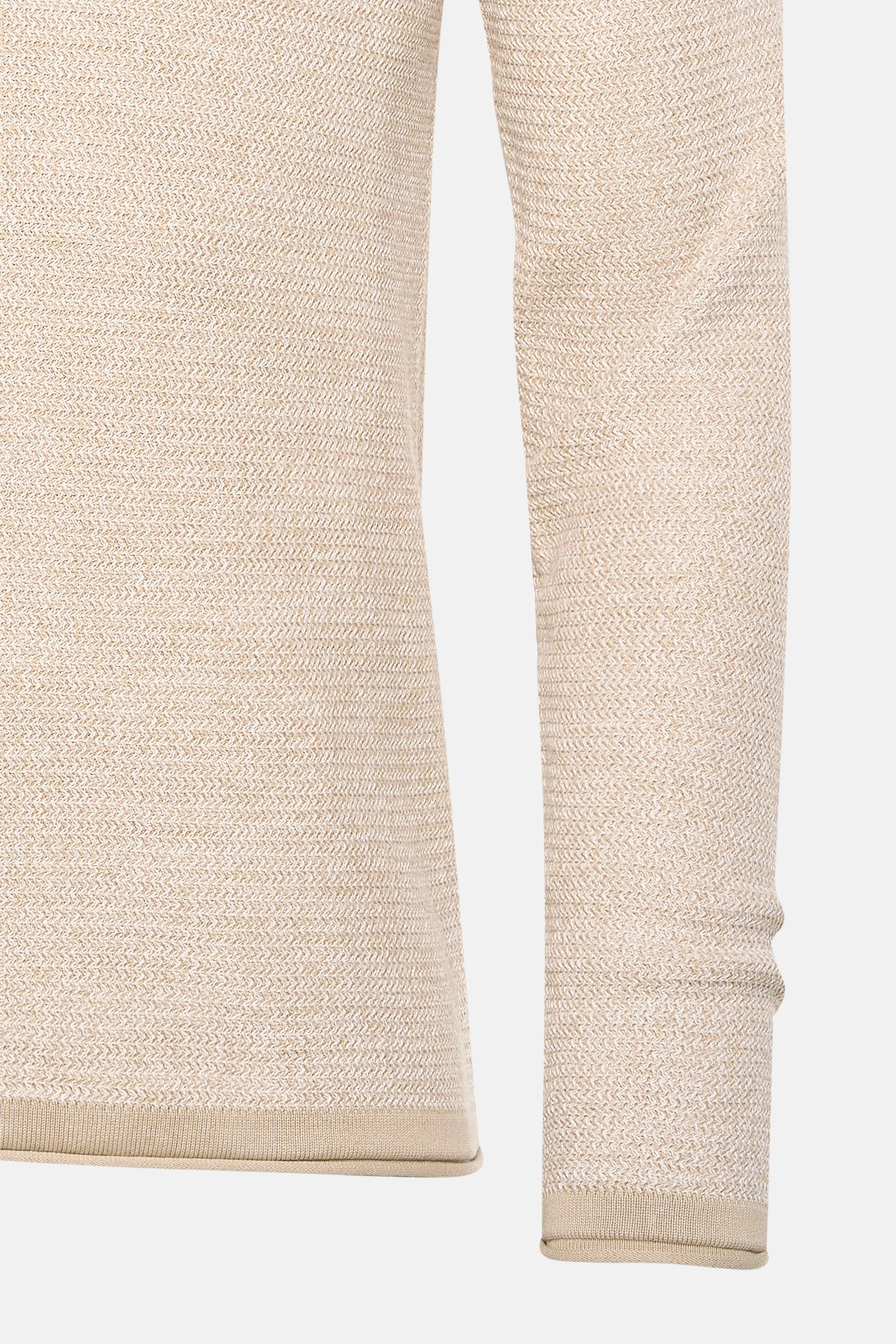 Pull met ronde hals - ecru - Image 4