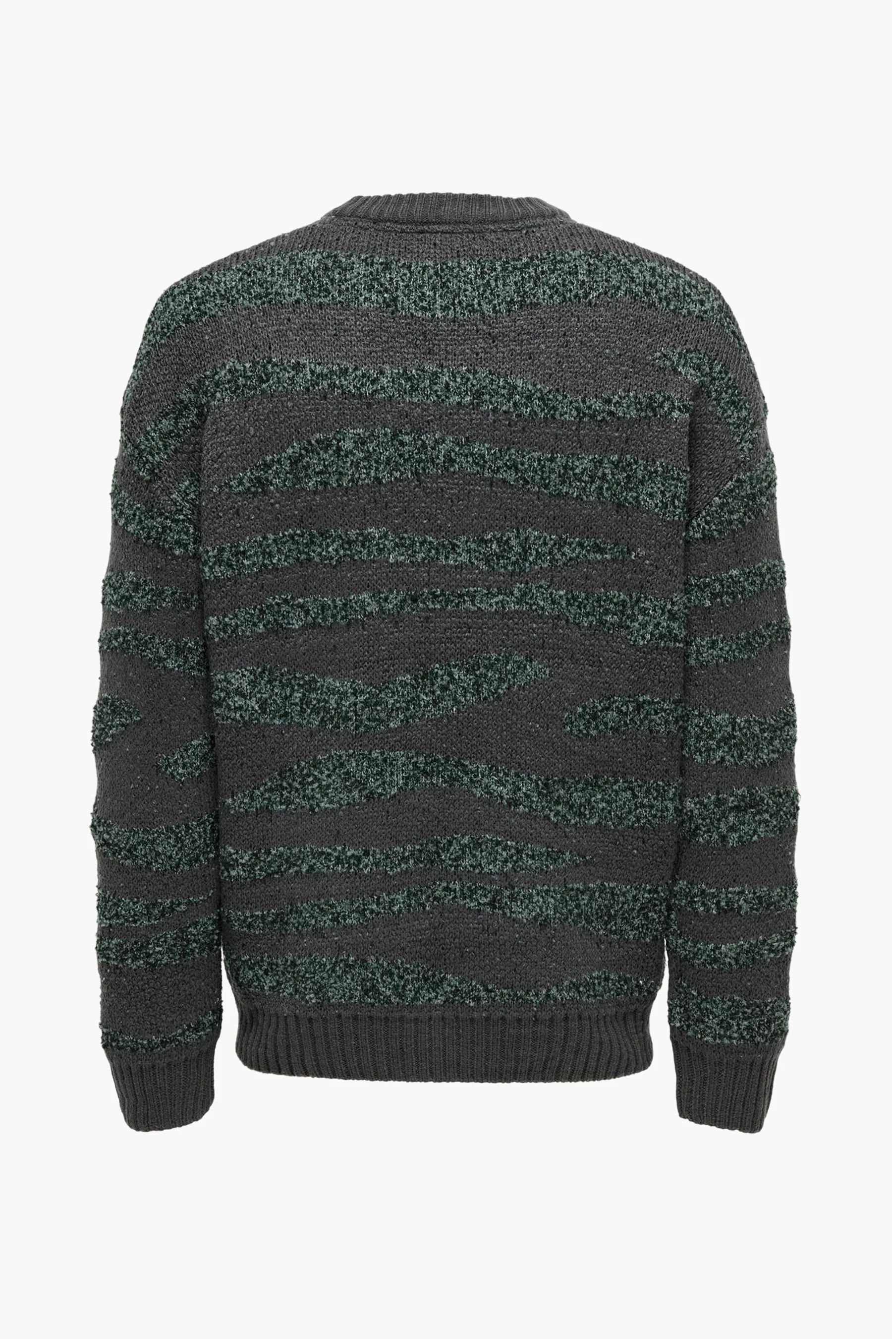 Pull met ronde hals - grijs - Image 2