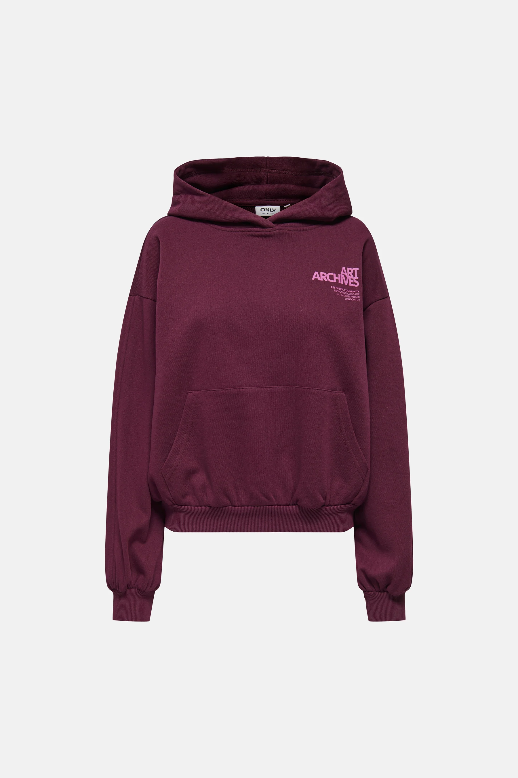 Sweater met kap - rood