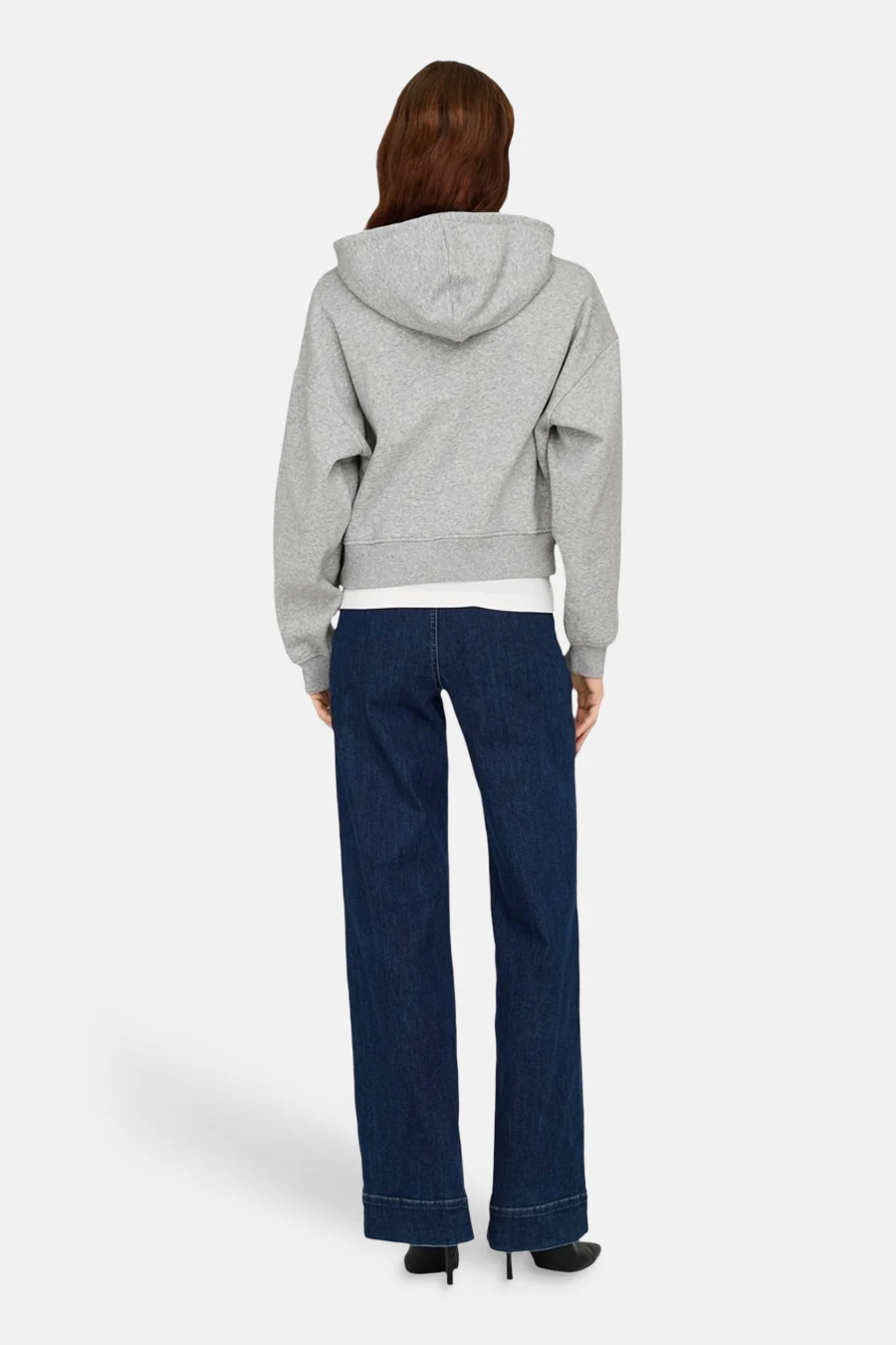 Sweater met kap - grijs - Image 3