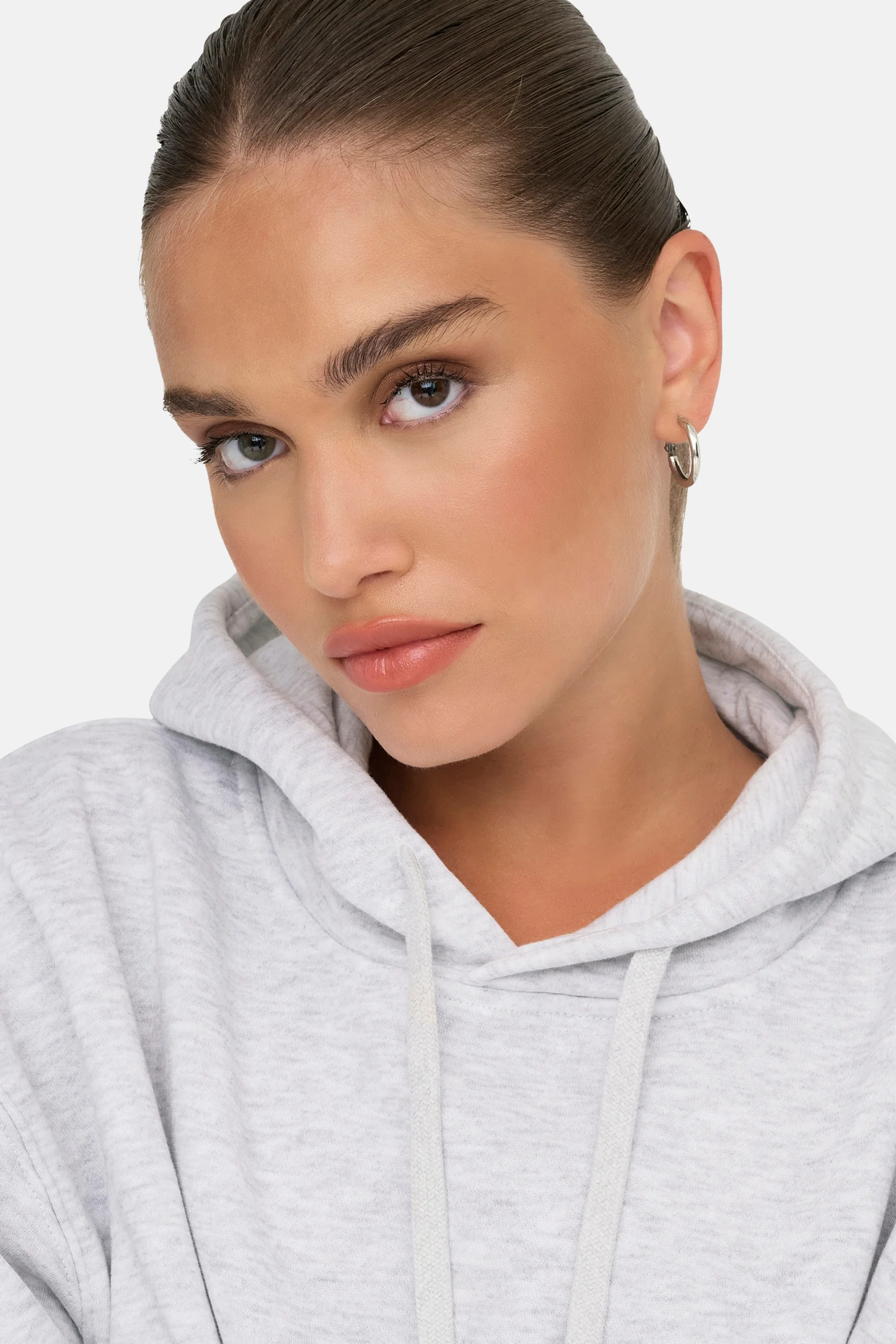Sweater met kap - grijs - Image 5