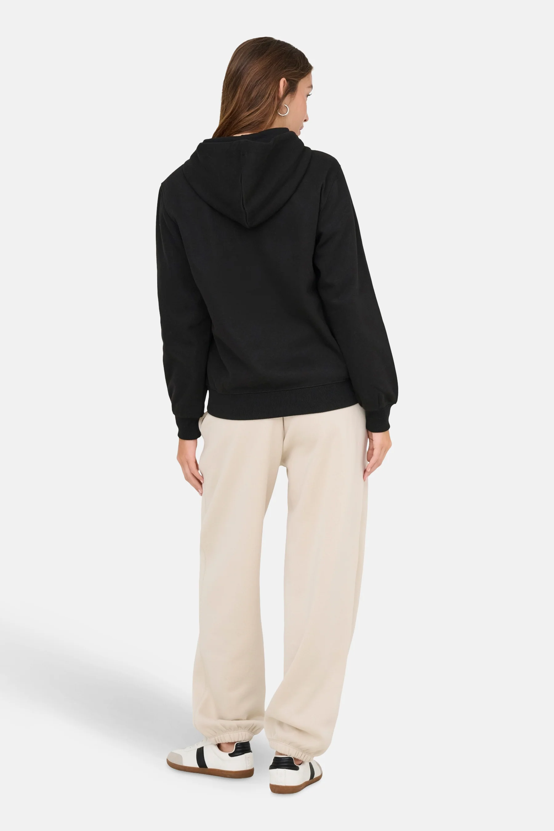 Sweater met kap - zwart - Image 3