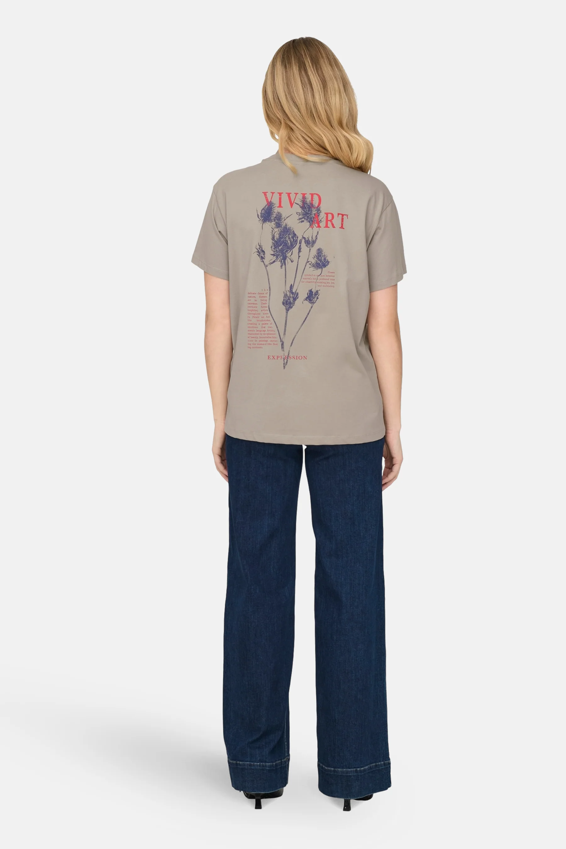 T-shirt met korte mouwen - beige - Image 3