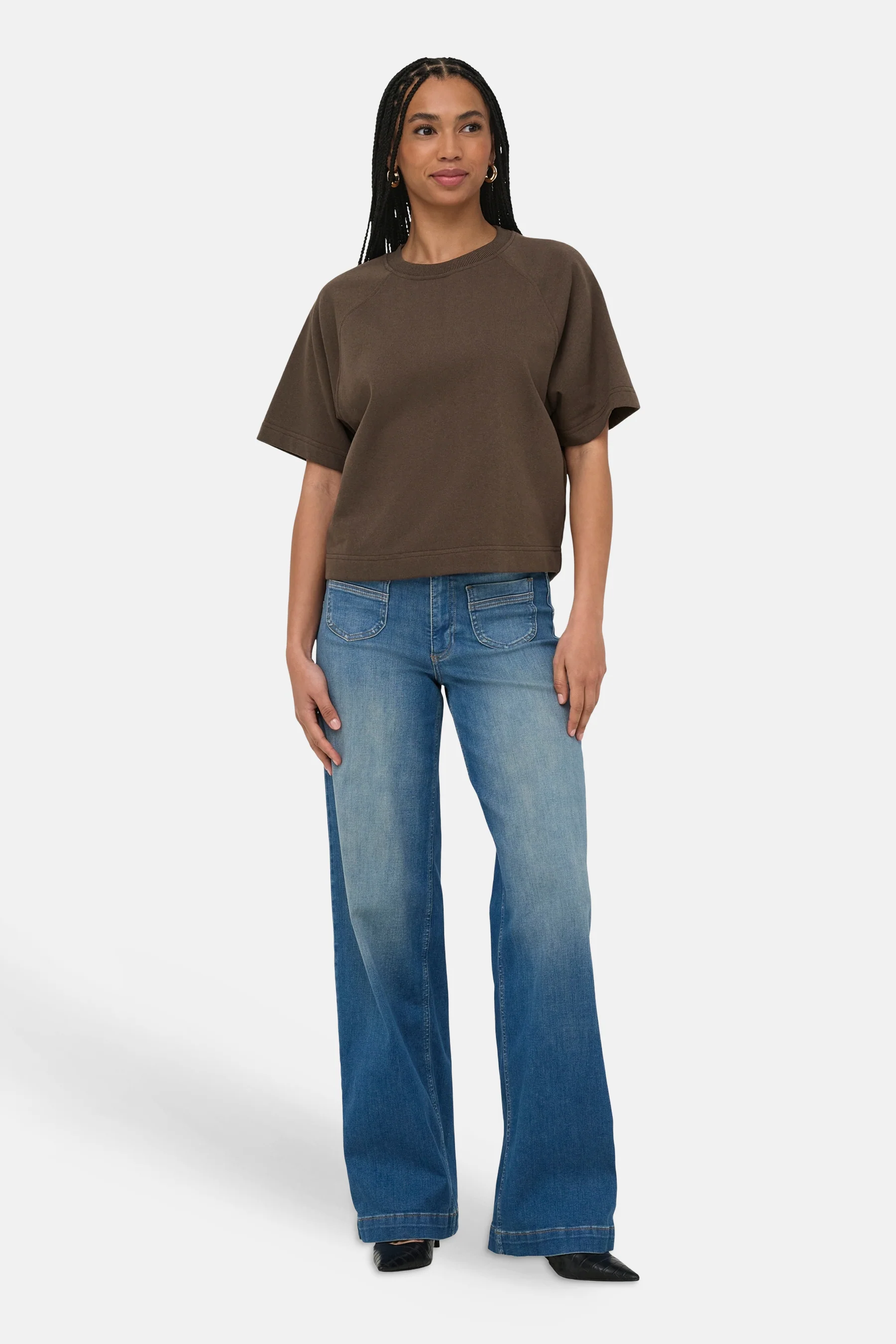 T-shirt met korte mouwen - bruin - Image 2