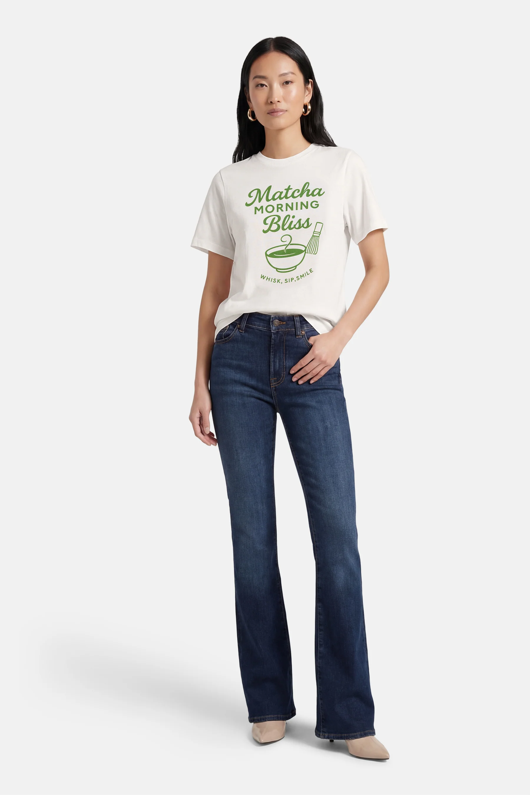 T-shirt met korte mouwen - Wit - Image 2