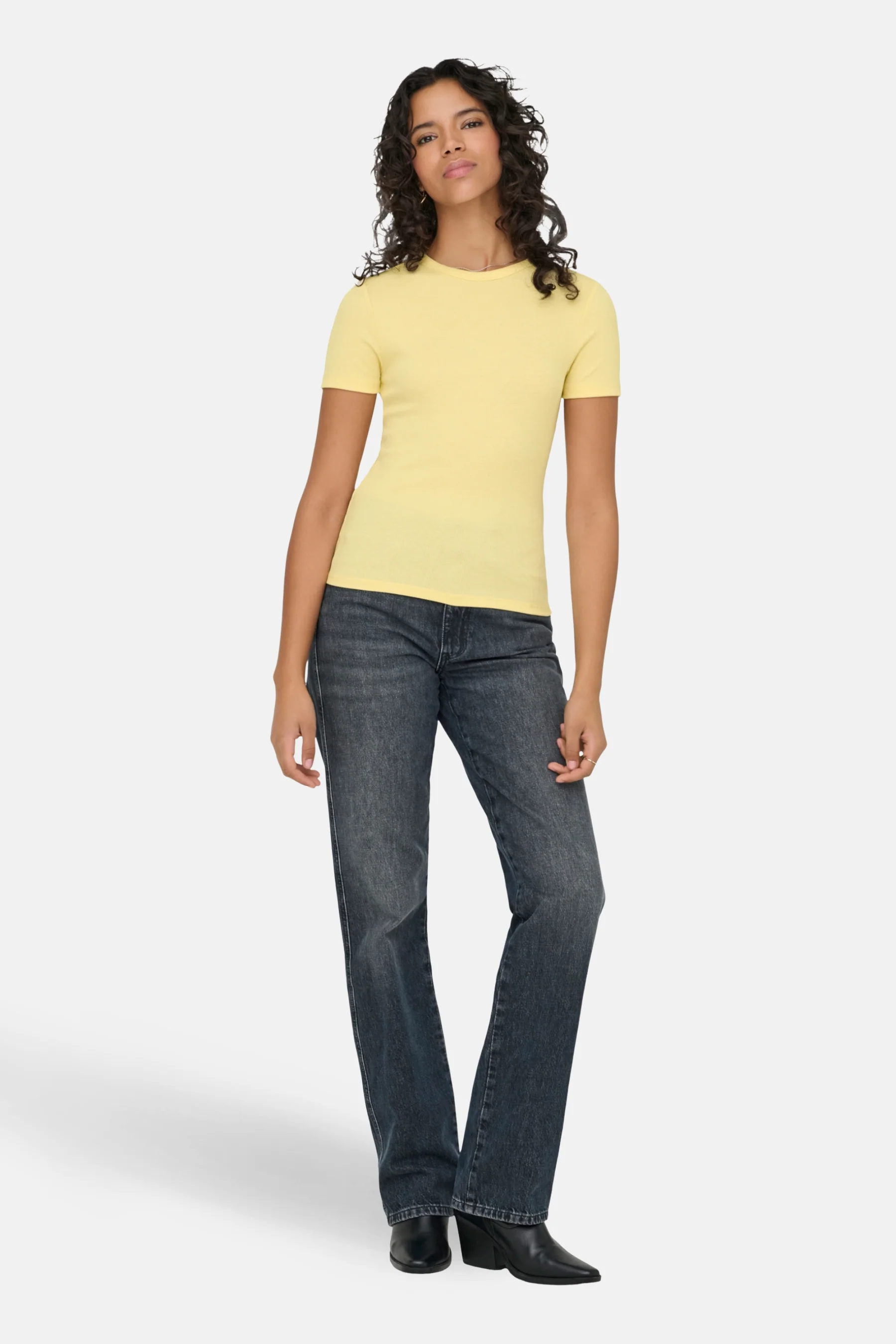 T-shirt met korte mouwen - geel - Image 3
