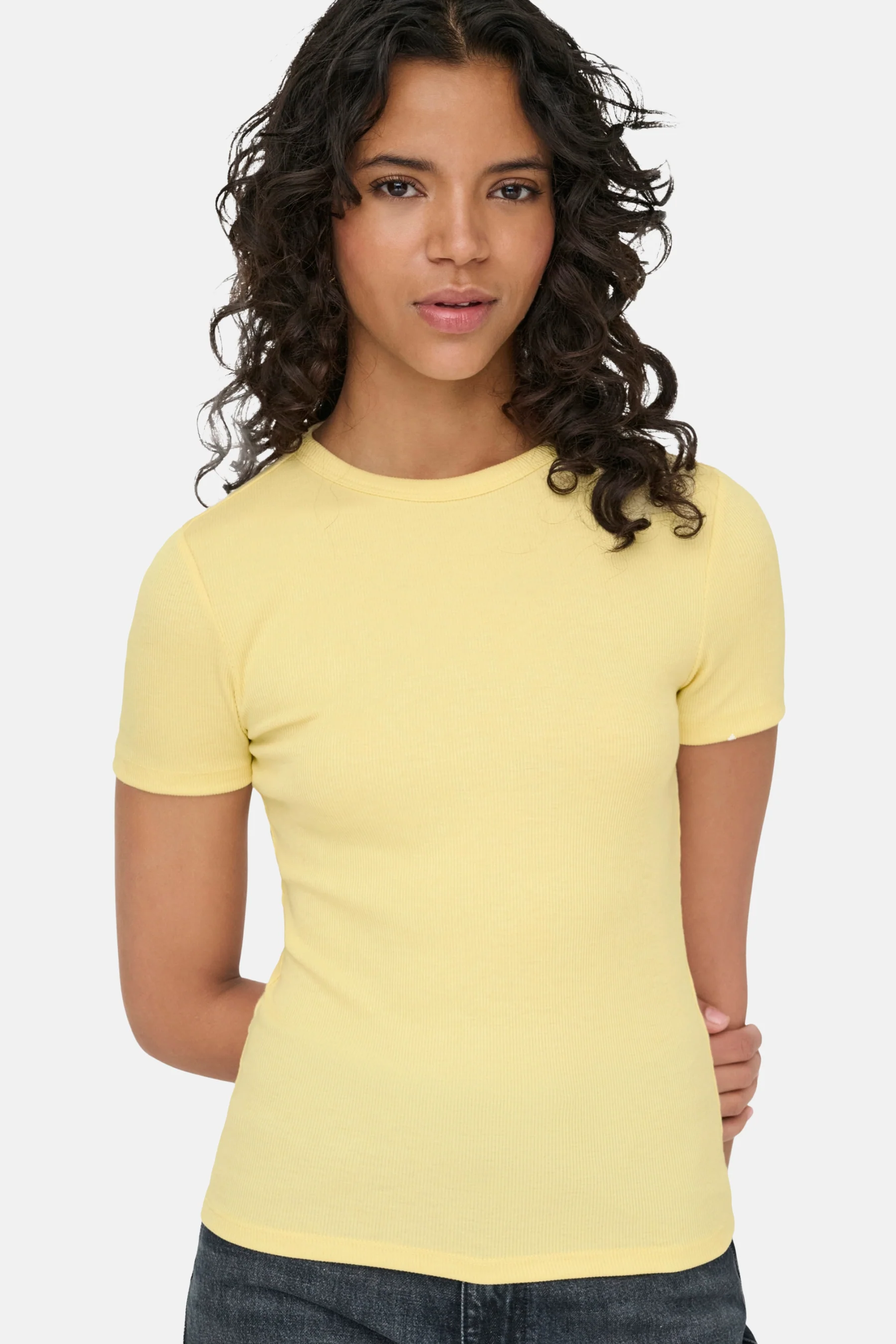 T-shirt met korte mouwen - geel - Image 6