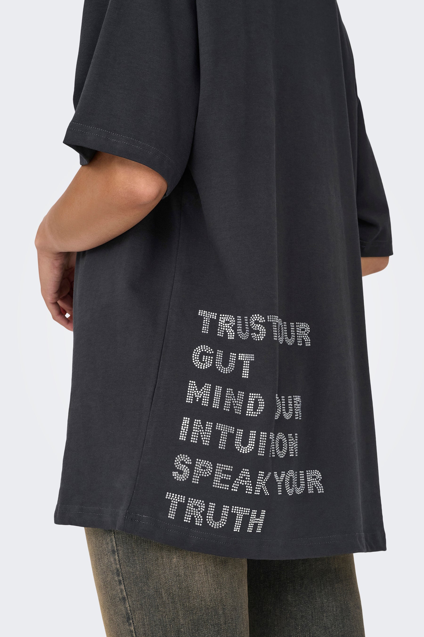 T-shirt met korte mouwen - grijs - Image 5