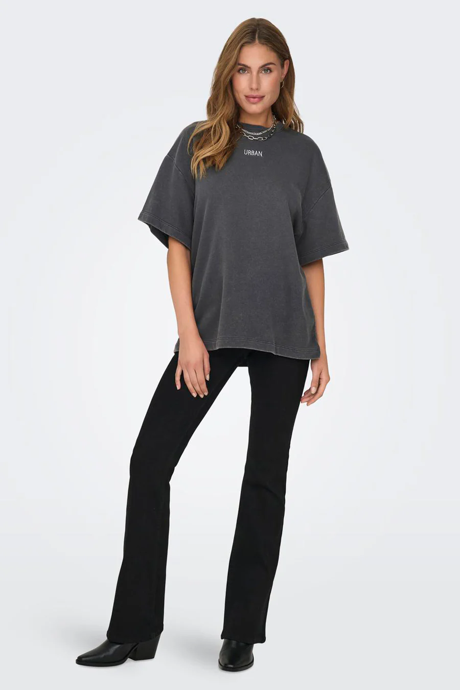 T-shirt met korte mouwen - grijs - Image 2