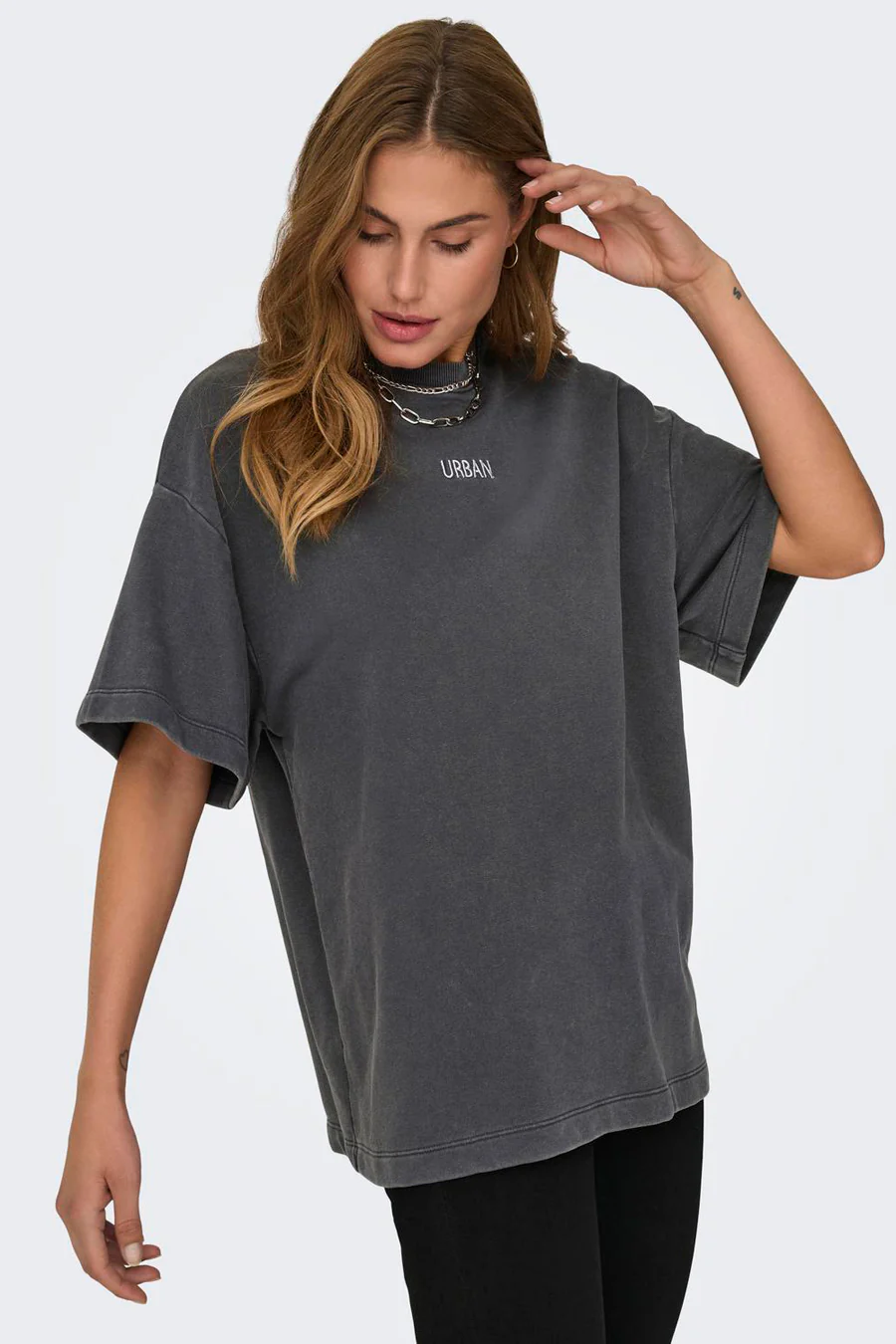 T-shirt met korte mouwen - grijs - Image 4