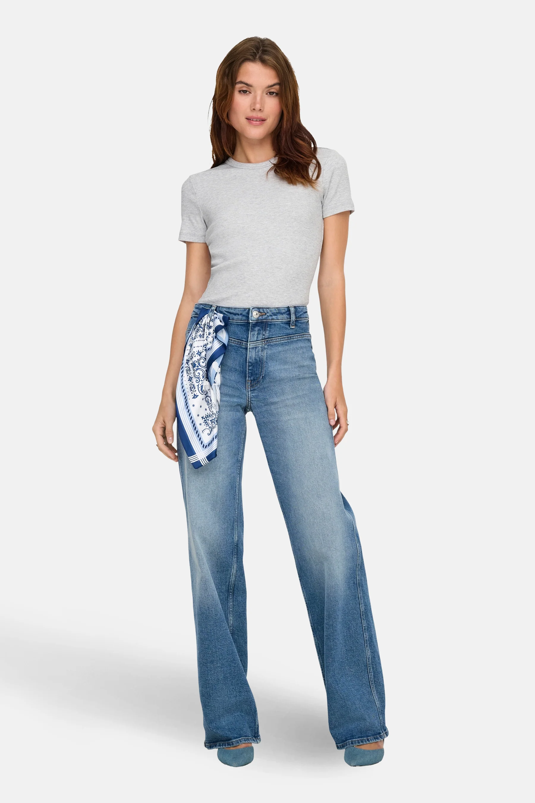 T-shirt met korte mouwen - grijs - Image 2