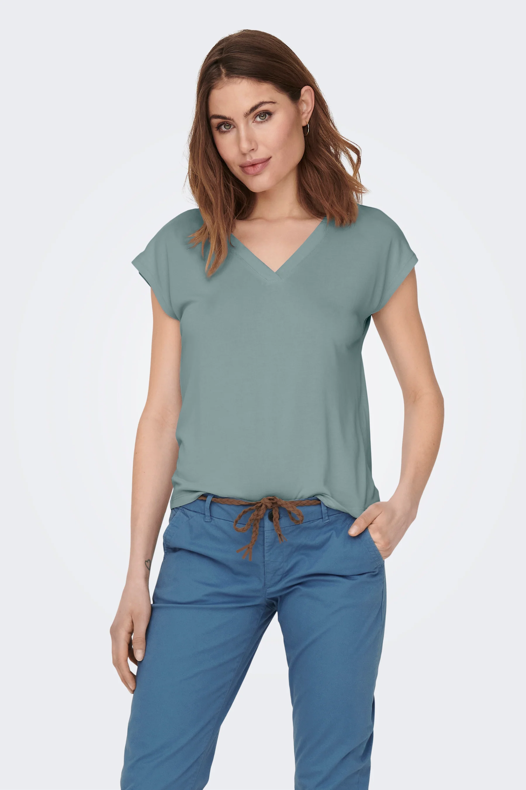 T-shirt met korte mouwen - groen