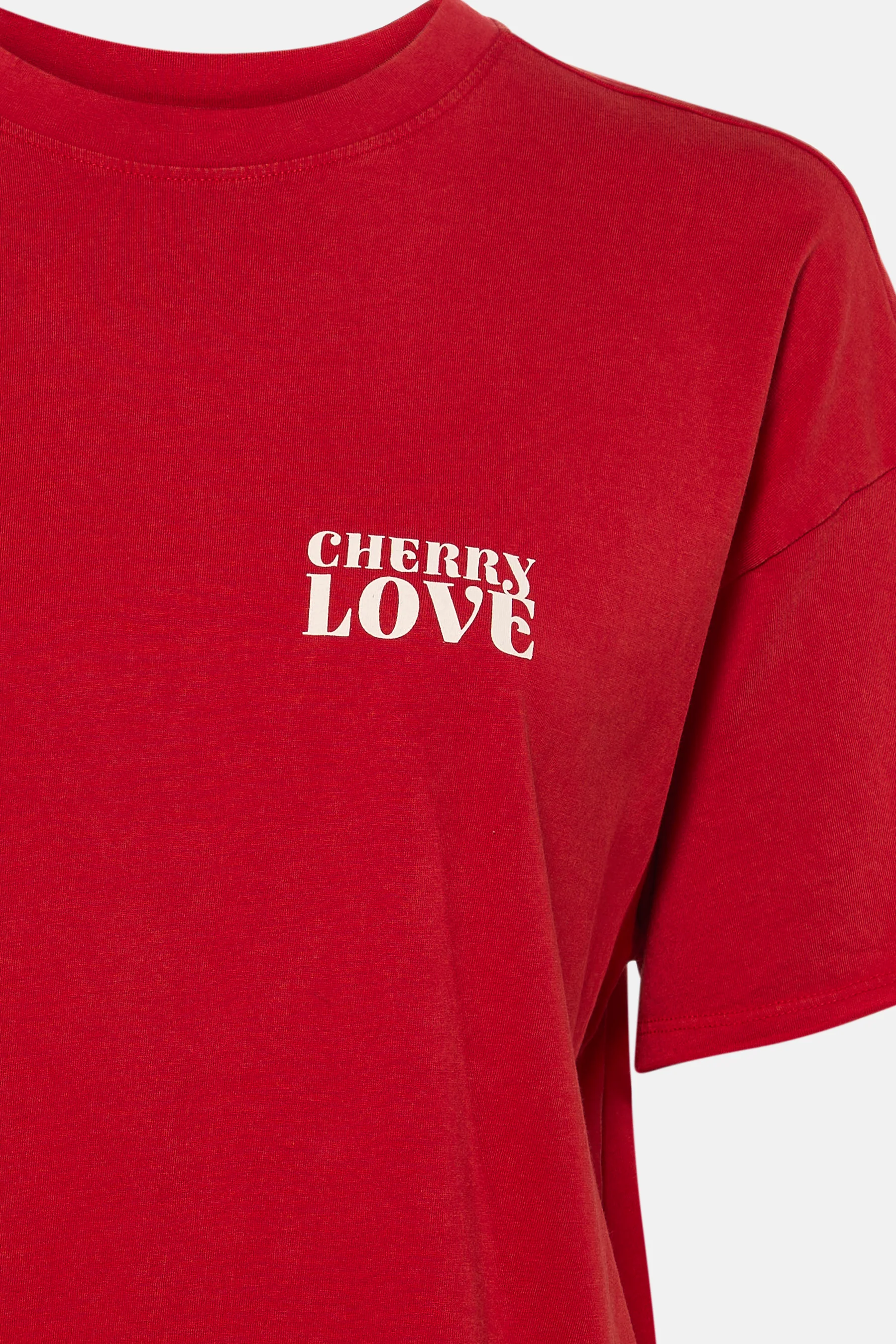 T-shirt met korte mouwen - Rood - Image 5