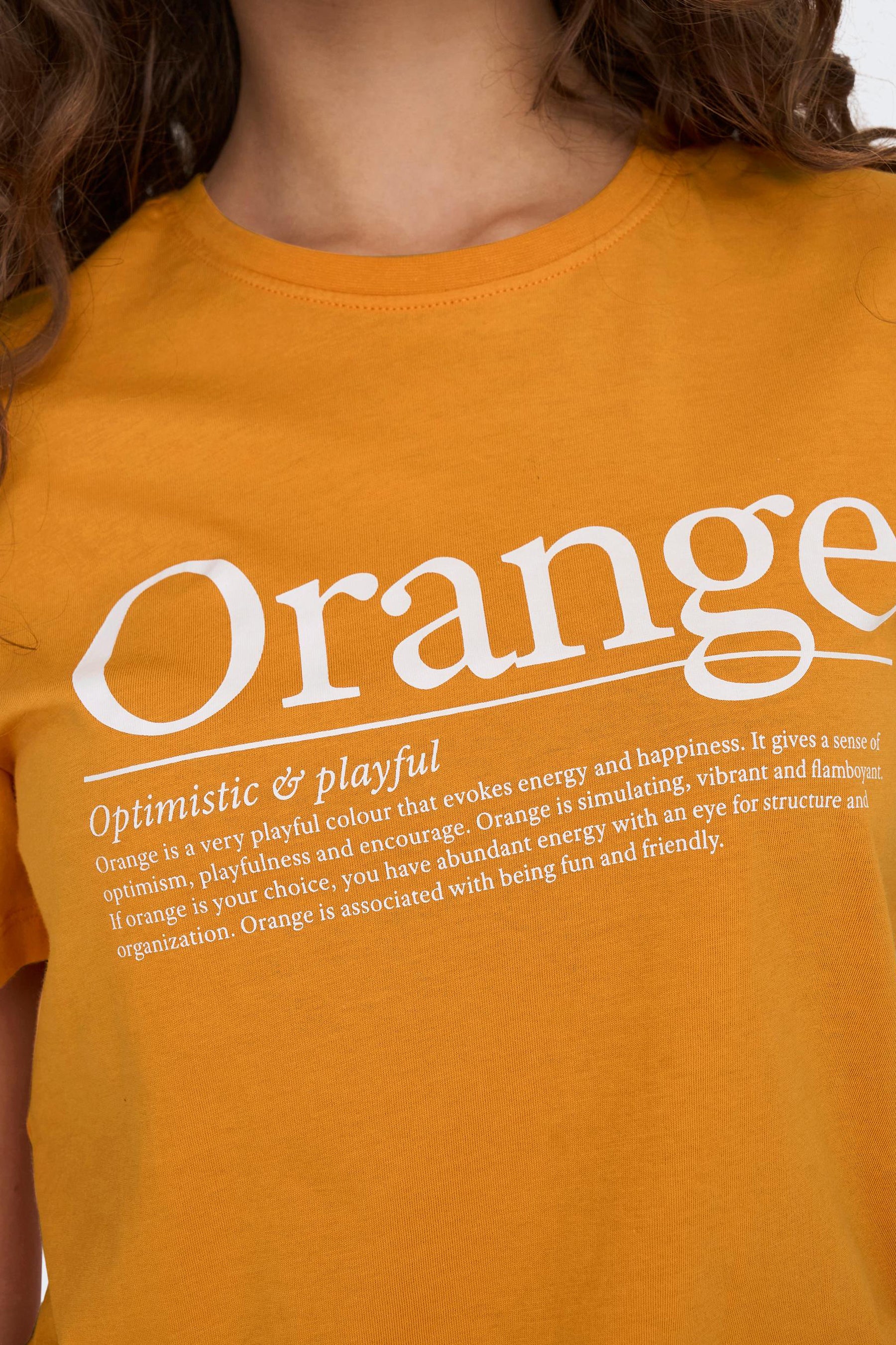 T-shirt - oranje - Image 5