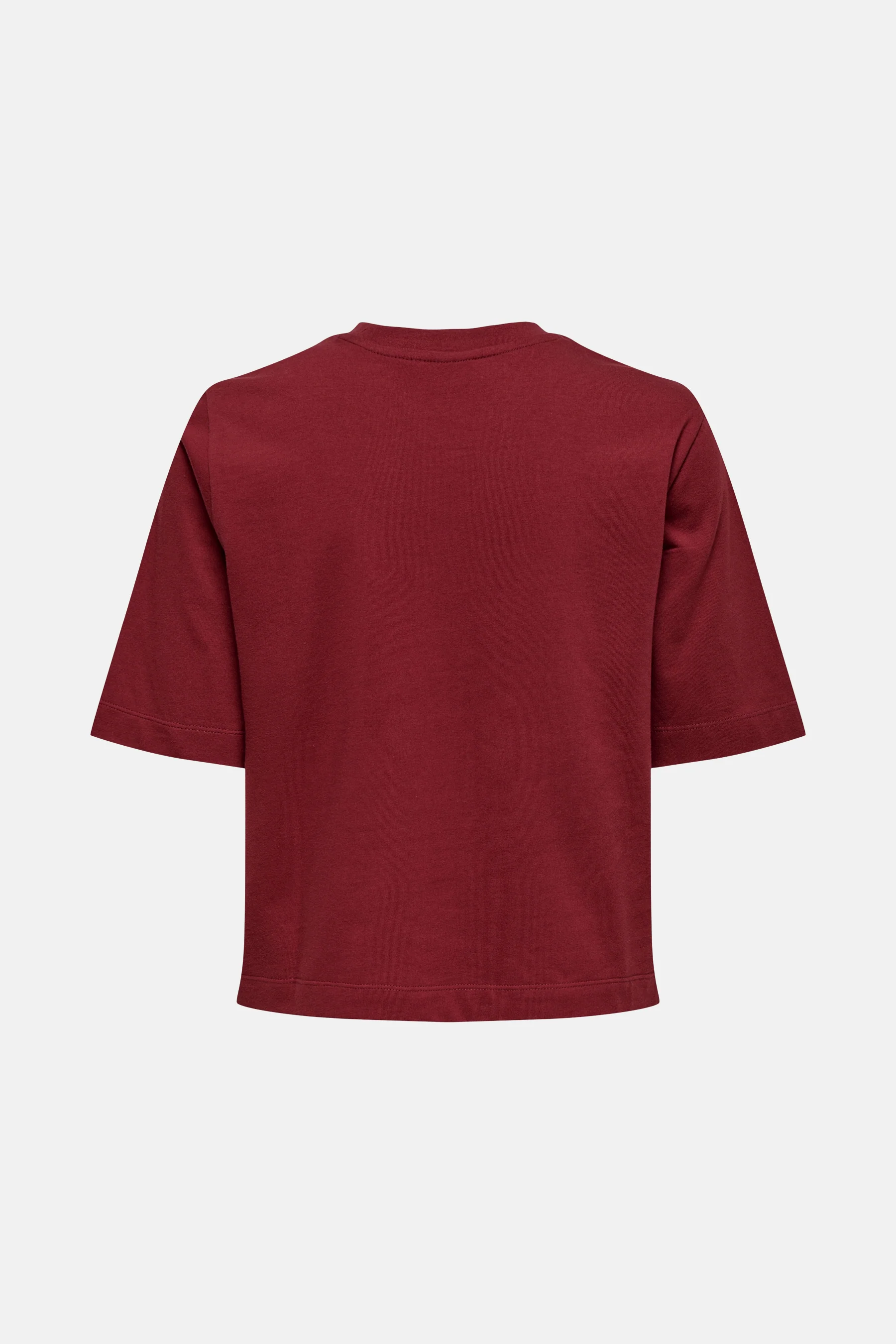 T-shirt met korte mouwen - Bordeaux - Image 2