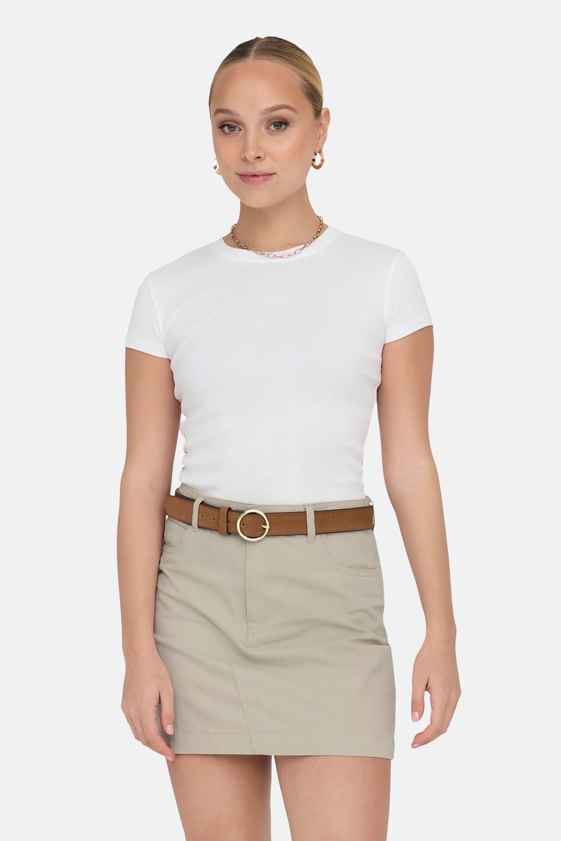 T-shirt met korte mouwen - wit