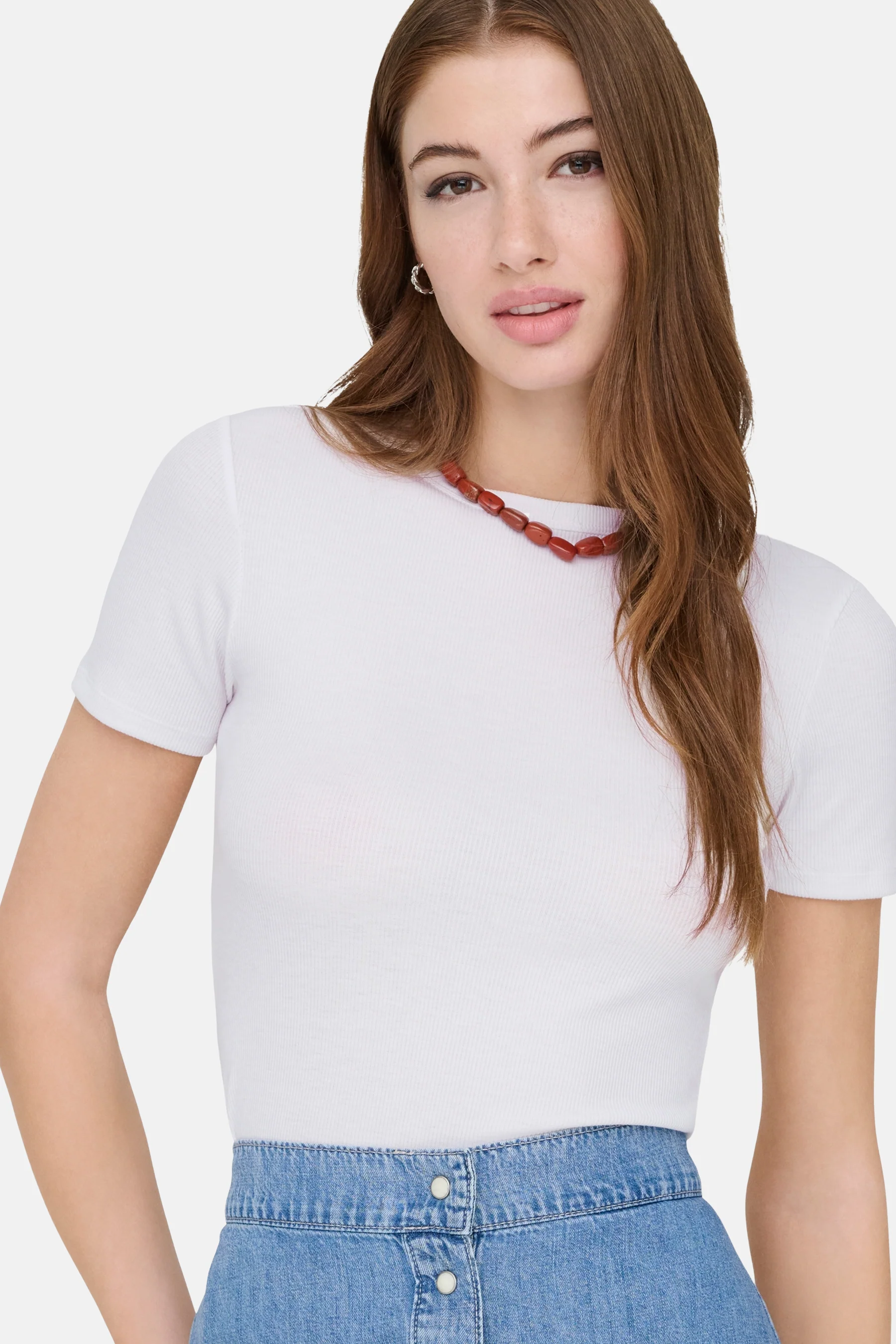 T-shirt met korte mouwen - wit - Image 6