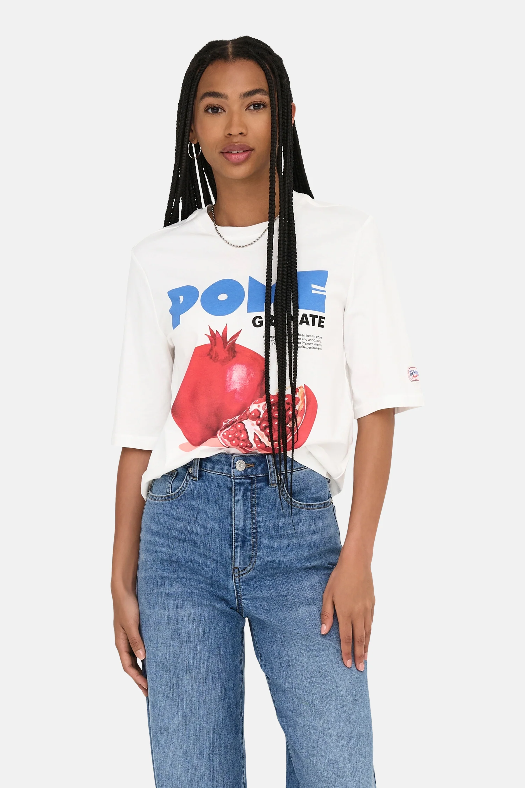 T-shirt met korte mouwen - wit