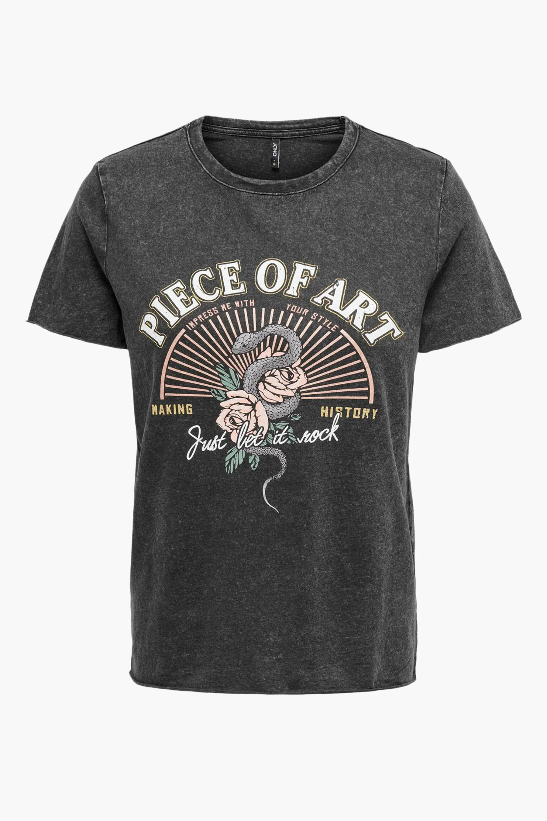 T-shirt met korte mouwen - zwart - Image 6