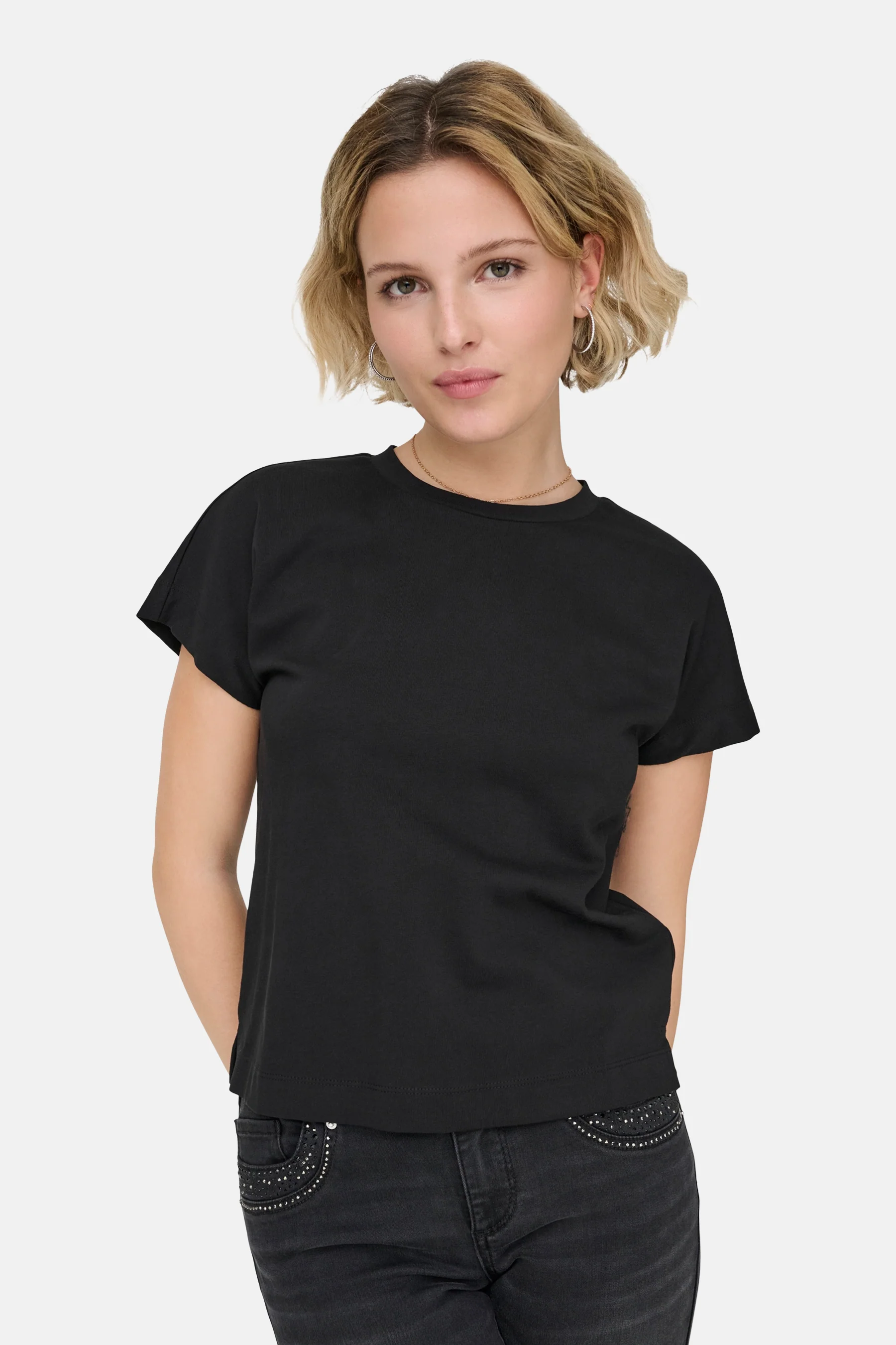 T-shirt met korte mouwen - zwart - Image 4
