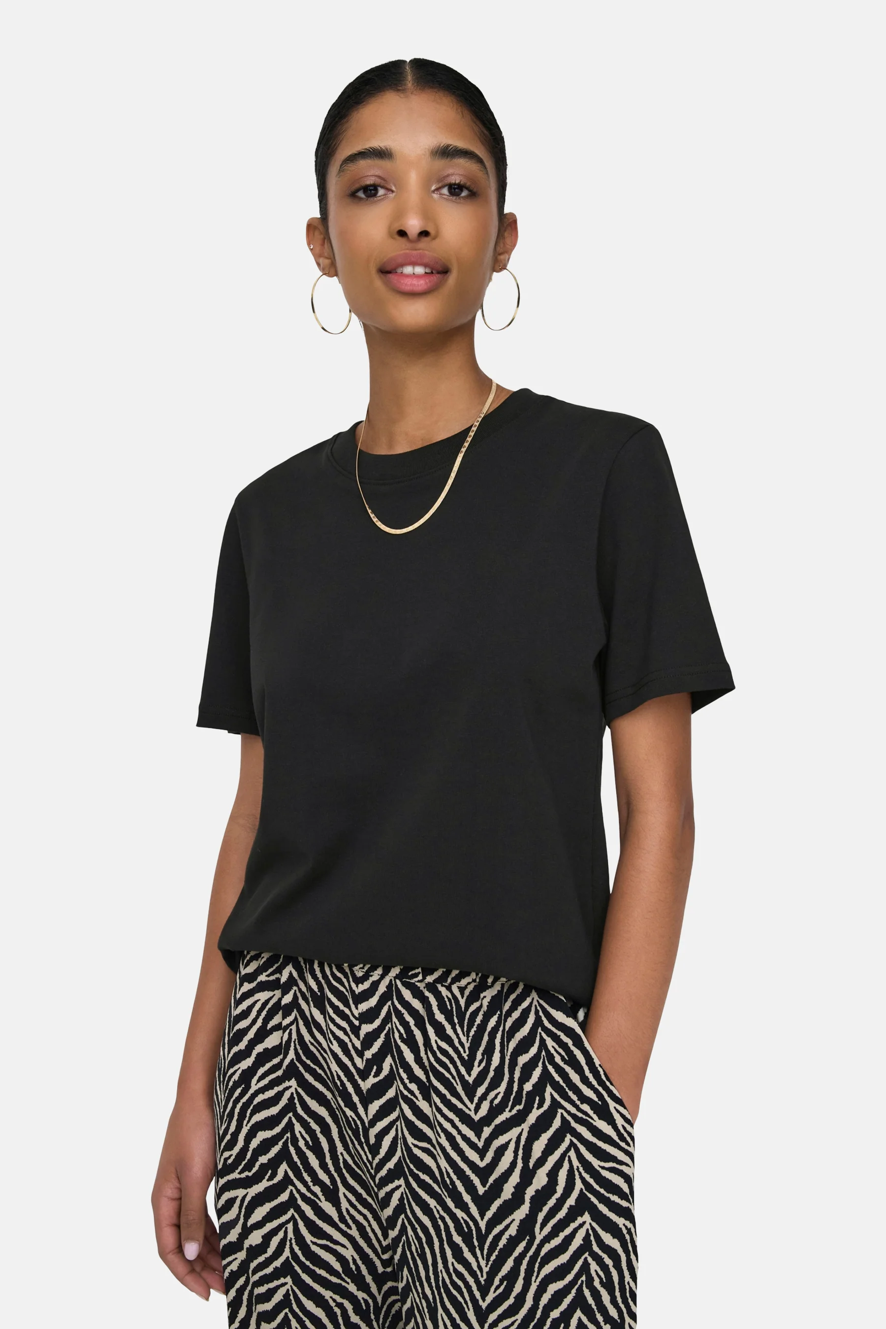 T-shirt met korte mouwen - zwart - Image 4