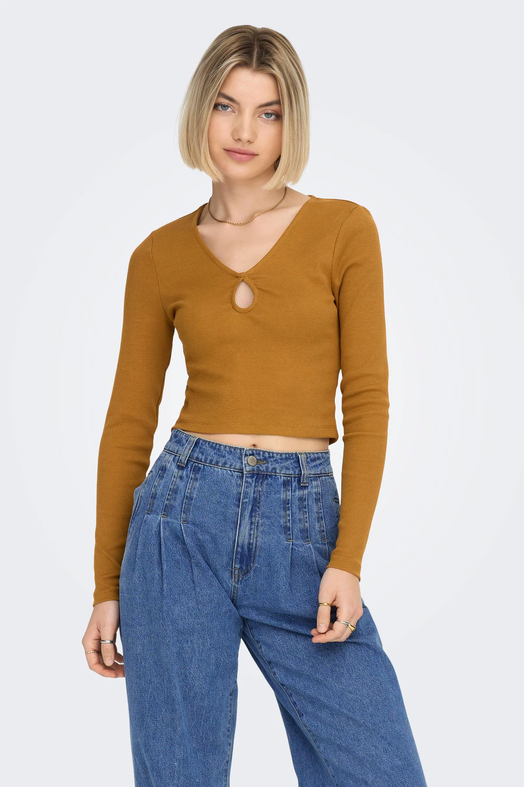 T-shirt - bruin