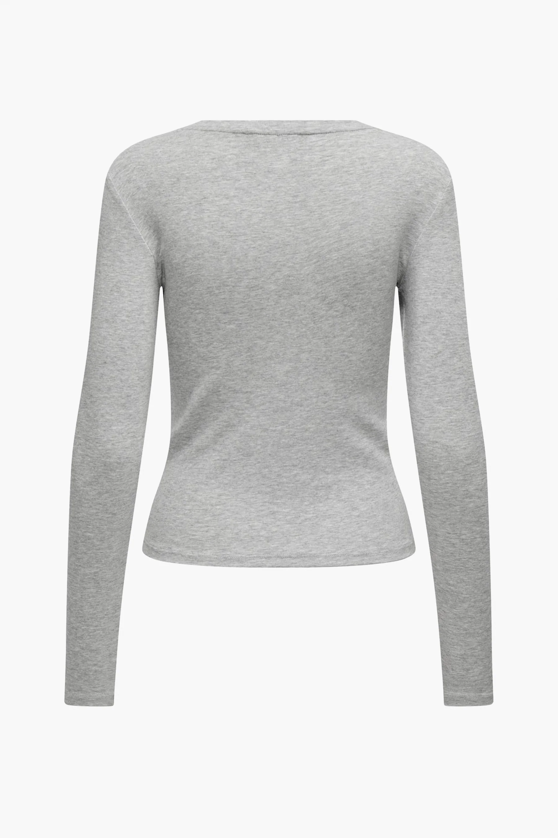 T-shirt met lange mouwen - grijs - Image 3
