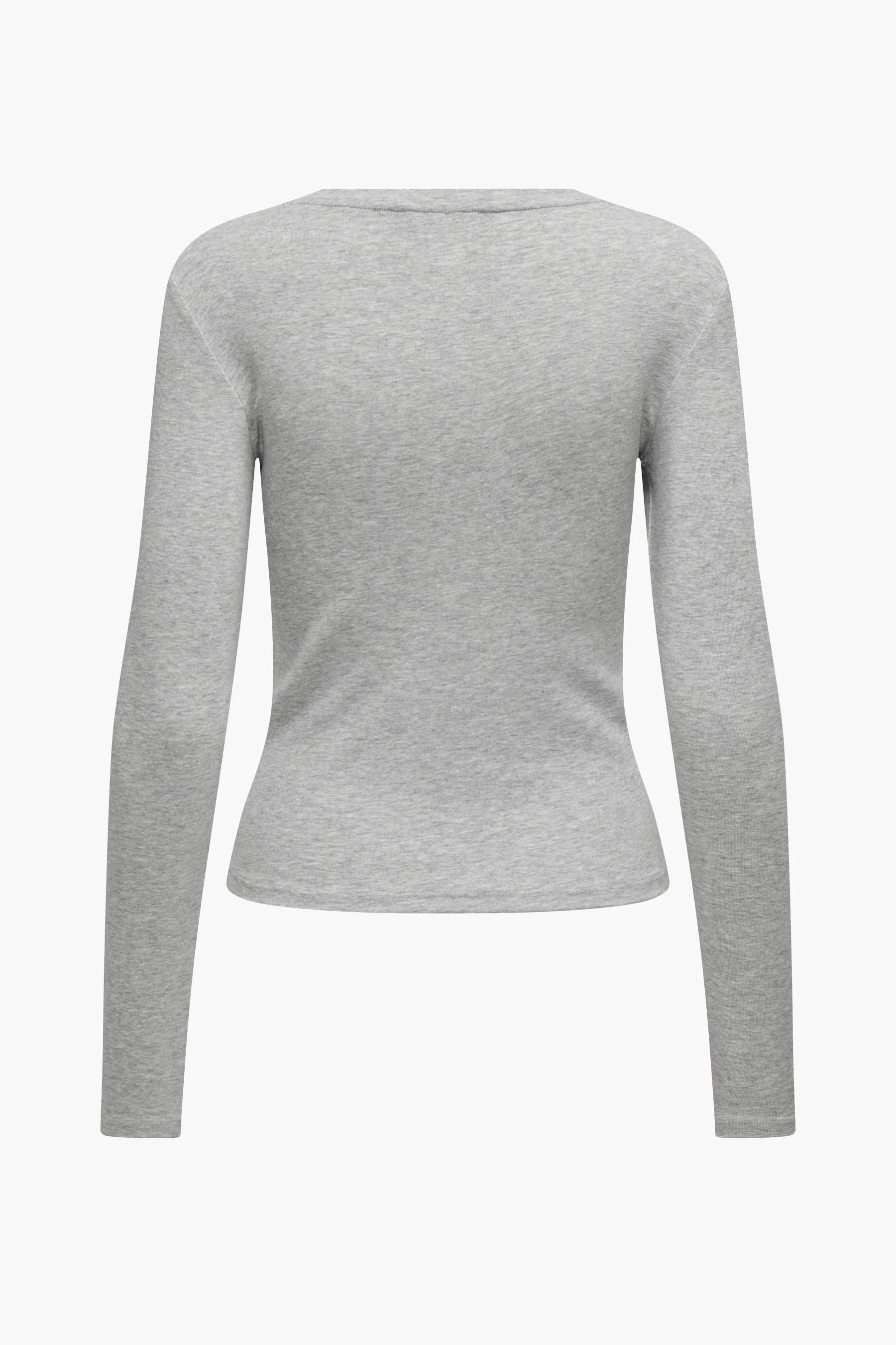 T-shirt met lange mouwen - grijs - Image 5