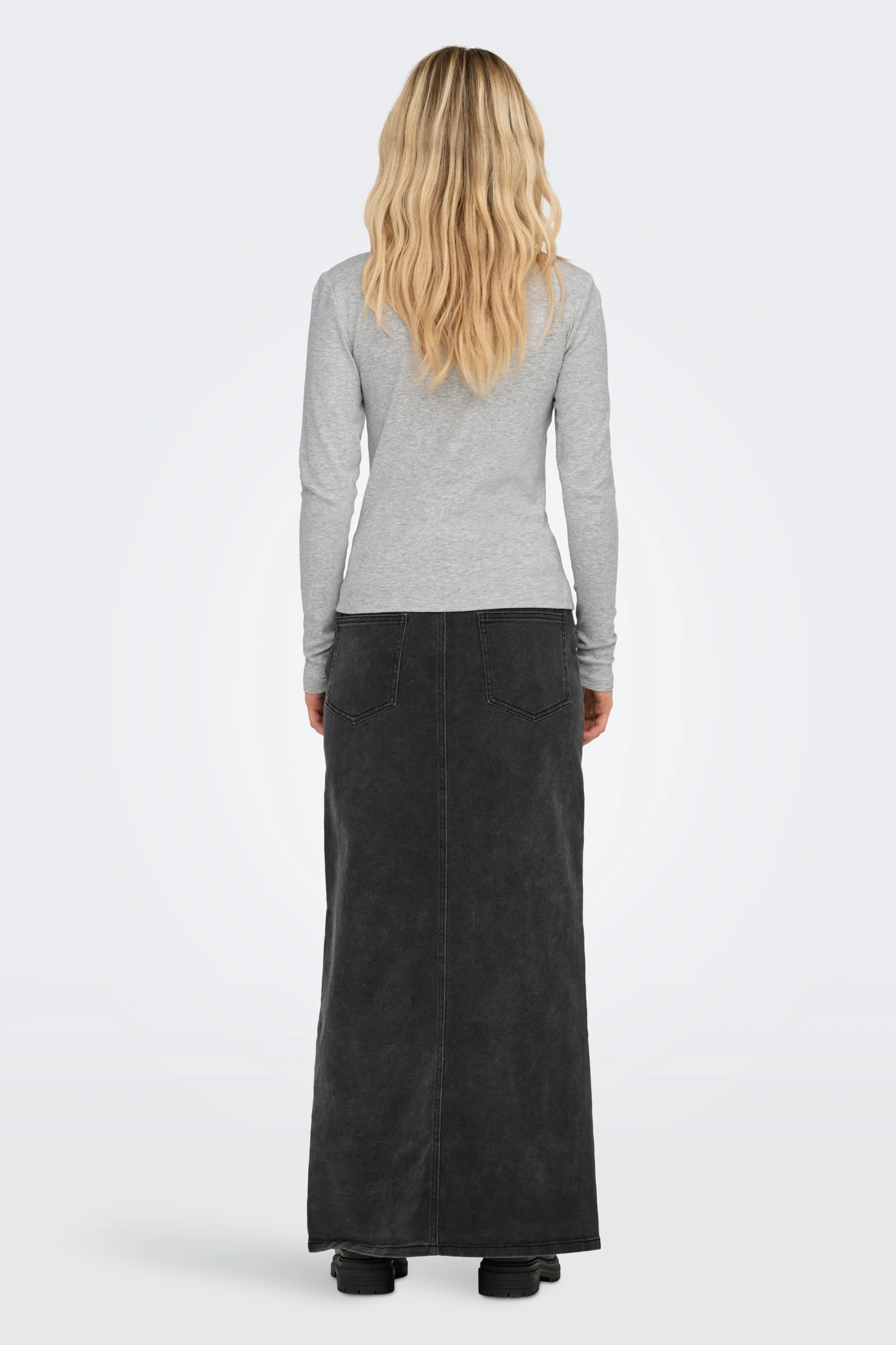 T-shirt met lange mouwen - grijs - Image 6
