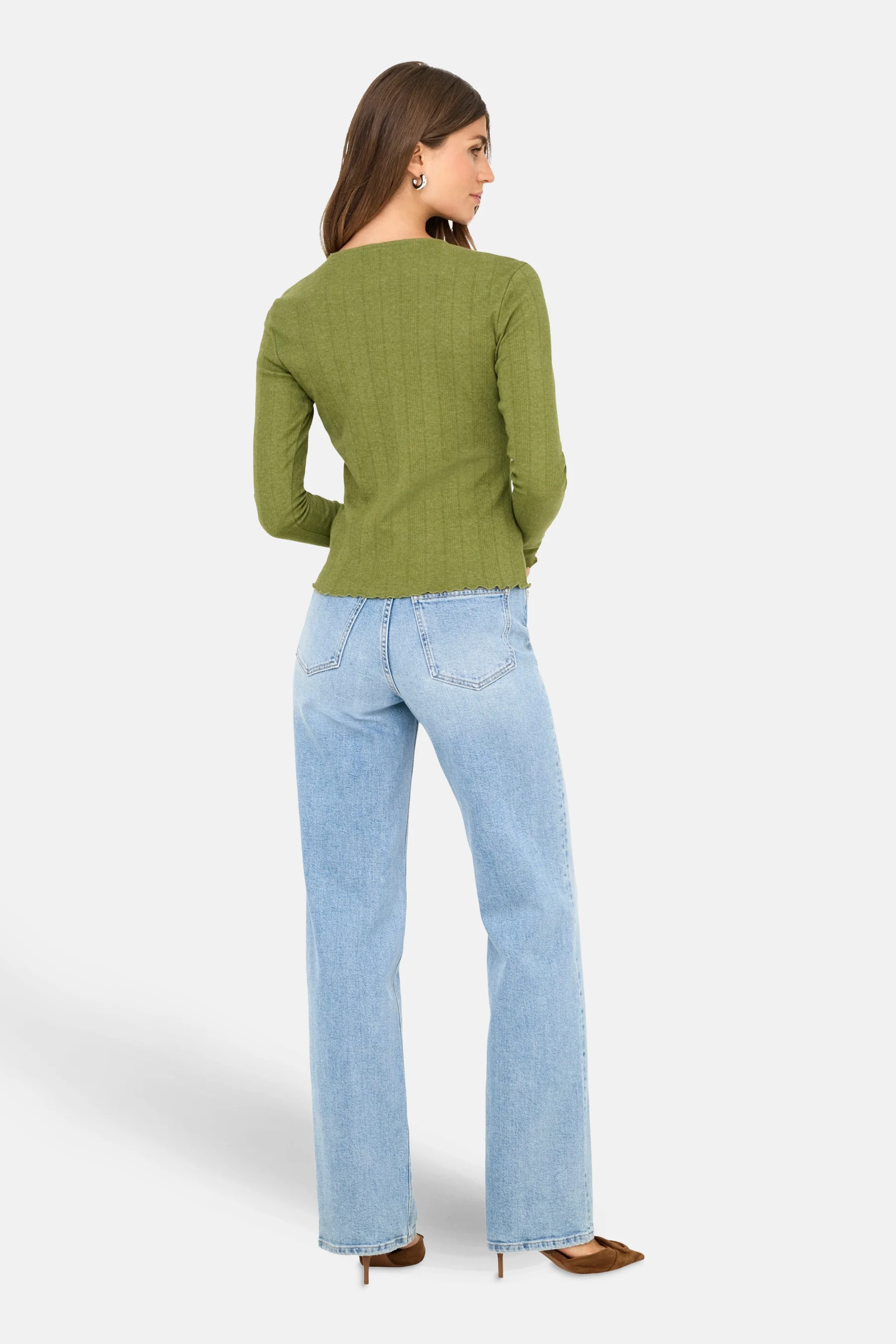 T-shirt met lange mouwen - groen - Image 3