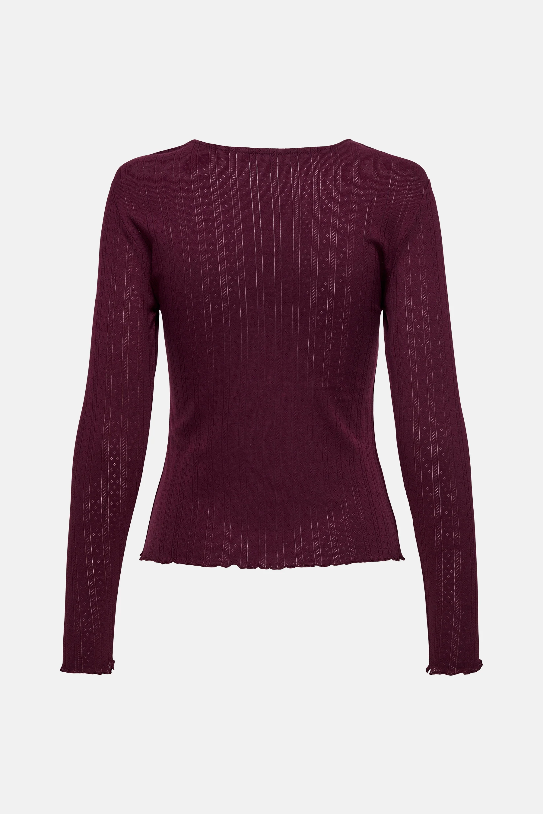 T-shirt met lange mouwen - Paars - Image 7