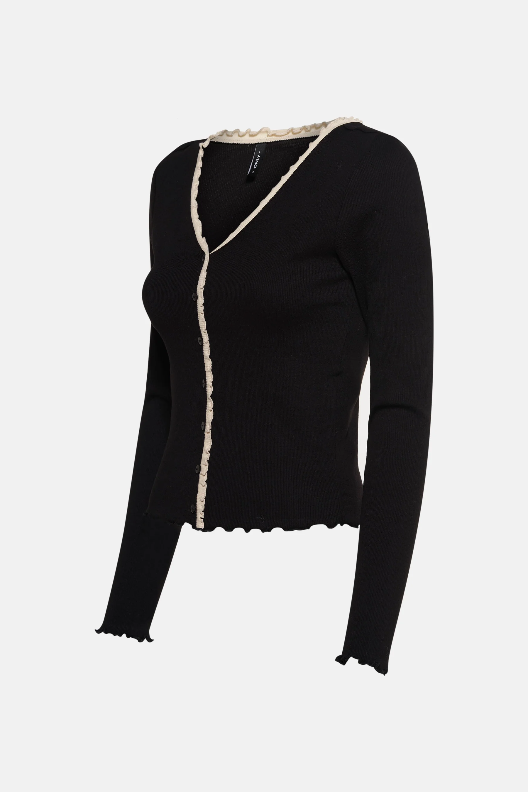T-shirt met lange mouwen - zwart - Image 2