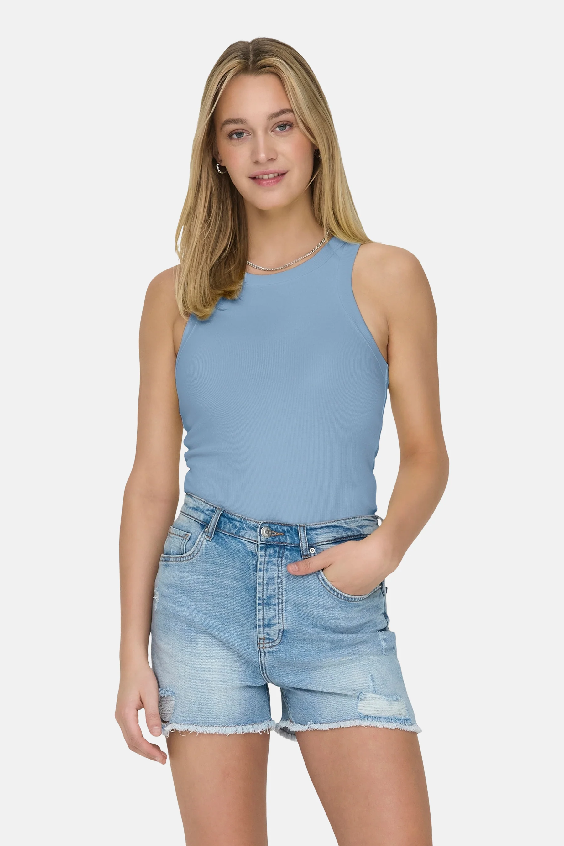 Singlet - blauw