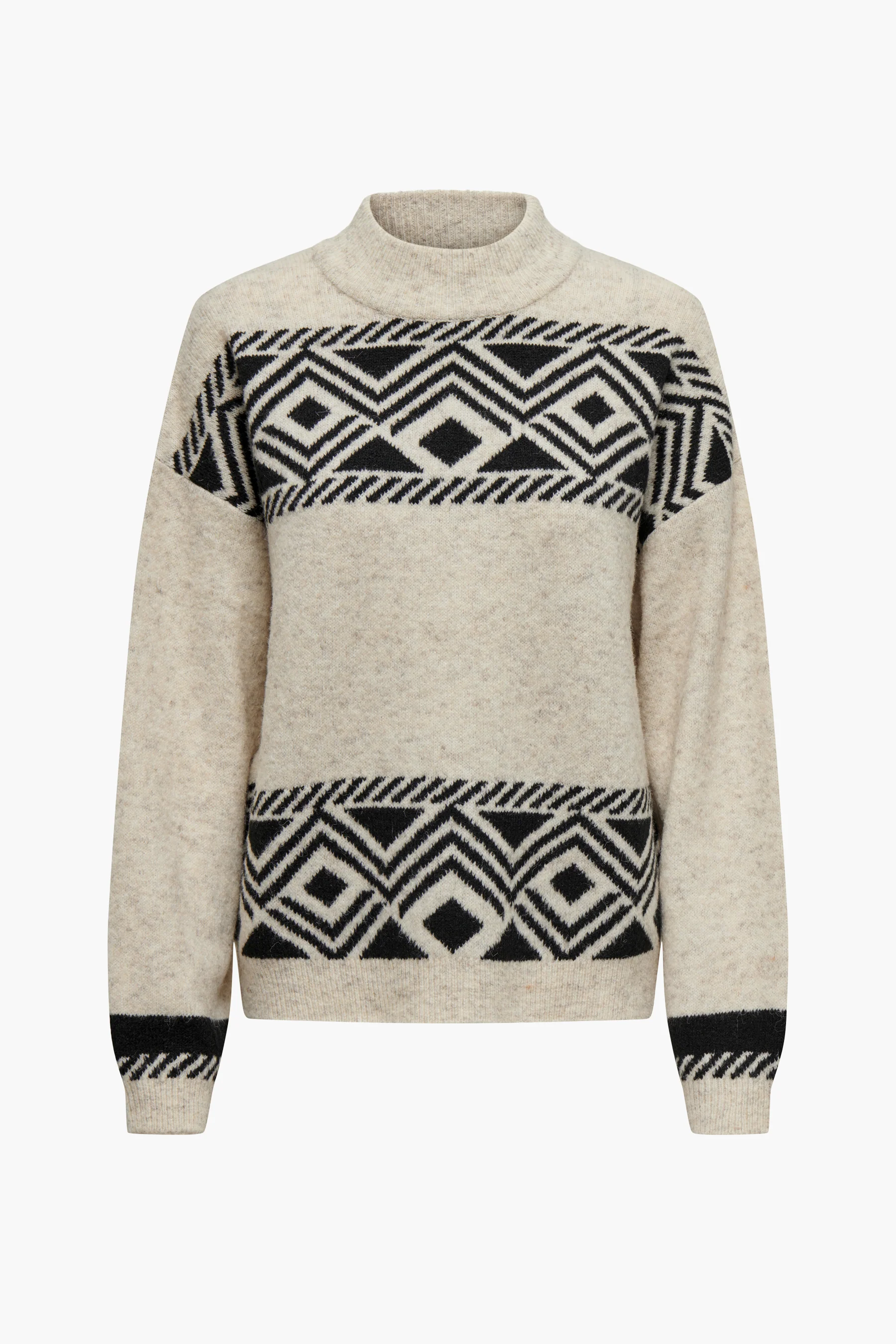 Pull met rolkraag - ecru - Image 4