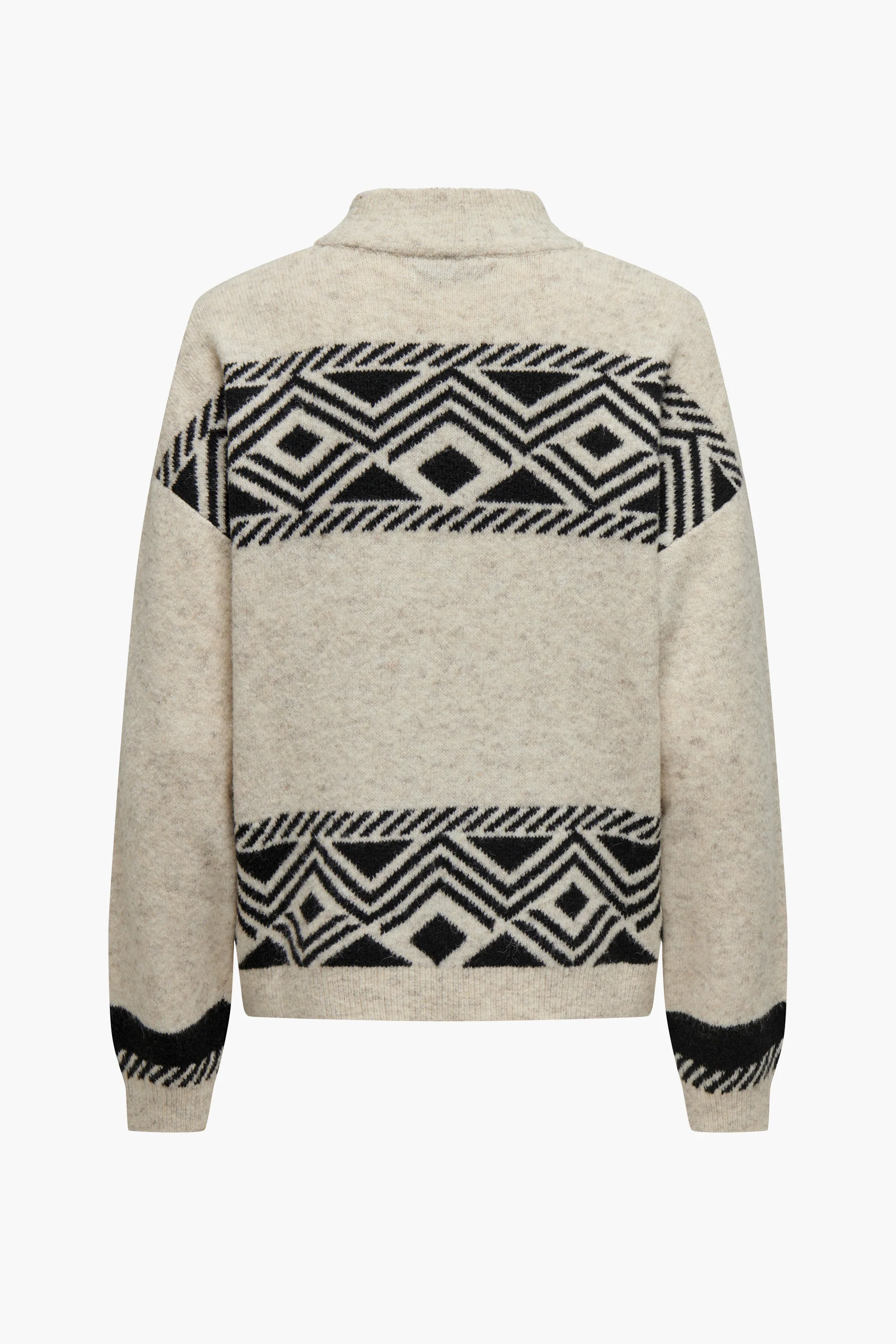 Pull met rolkraag - ecru - Image 5