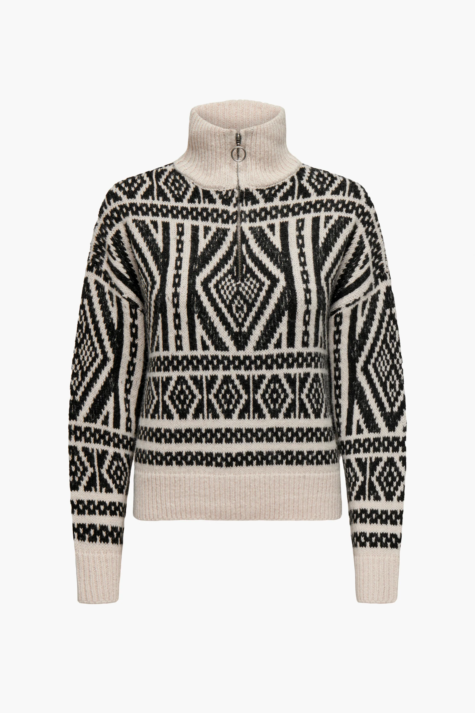 Pull met rolkraag - ecru - Image 6